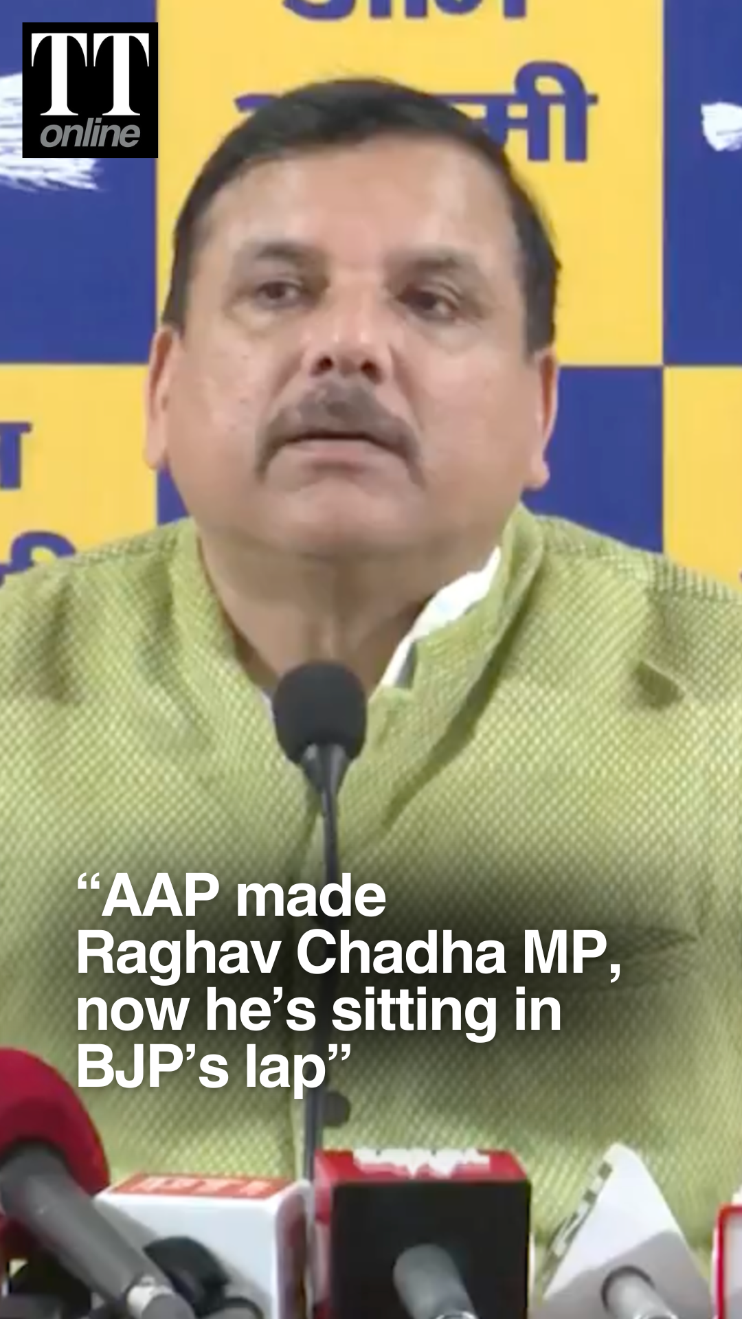 “AAP Made in Him MP, Now He’s Sitting in BJP’s Lap”: Sanjay Singh on Raghav Chadha