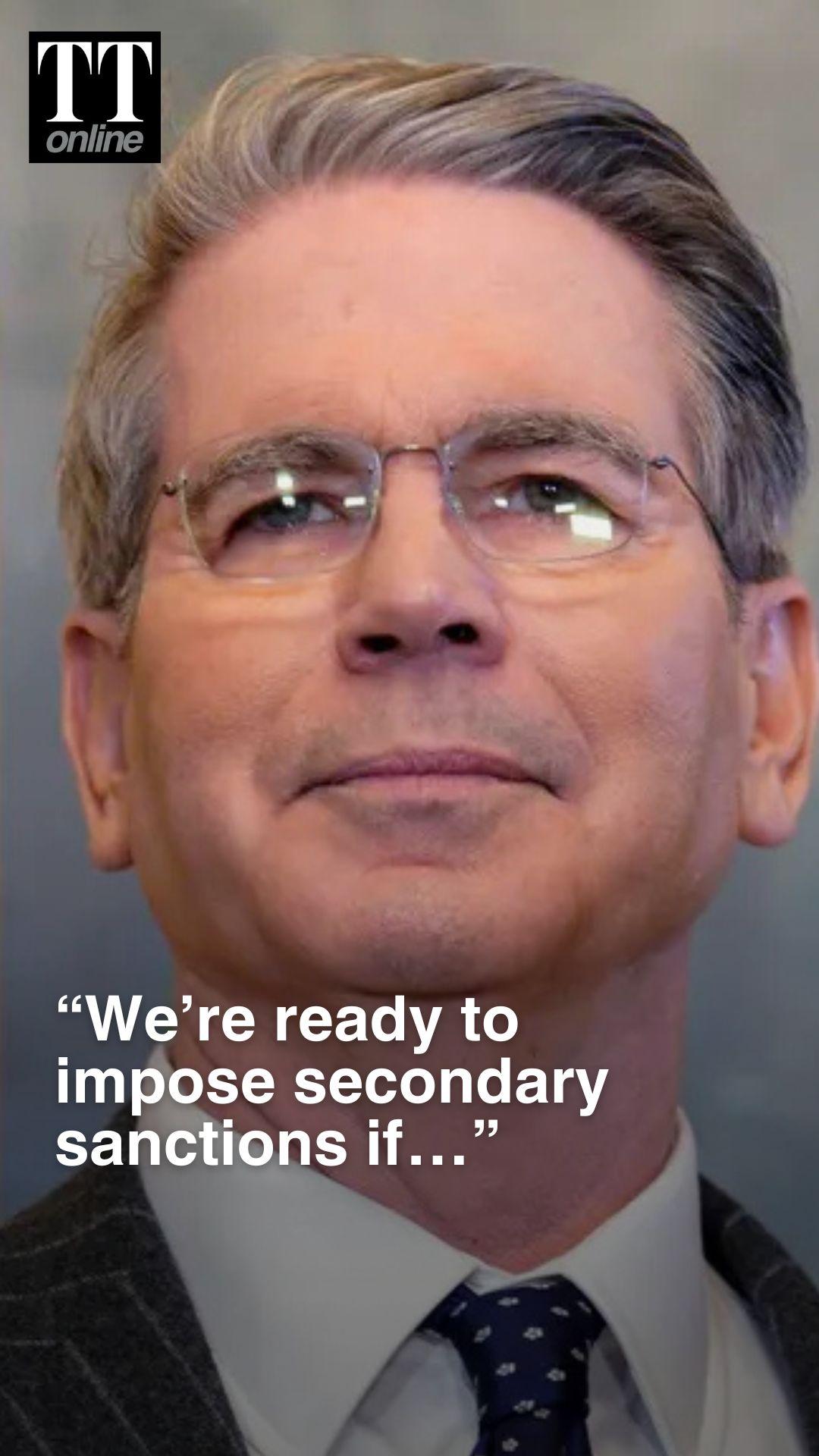 US Press Secy Cites Xi Assurance on Iran Arms; Treasury Secy Flags China Sanctions Risk