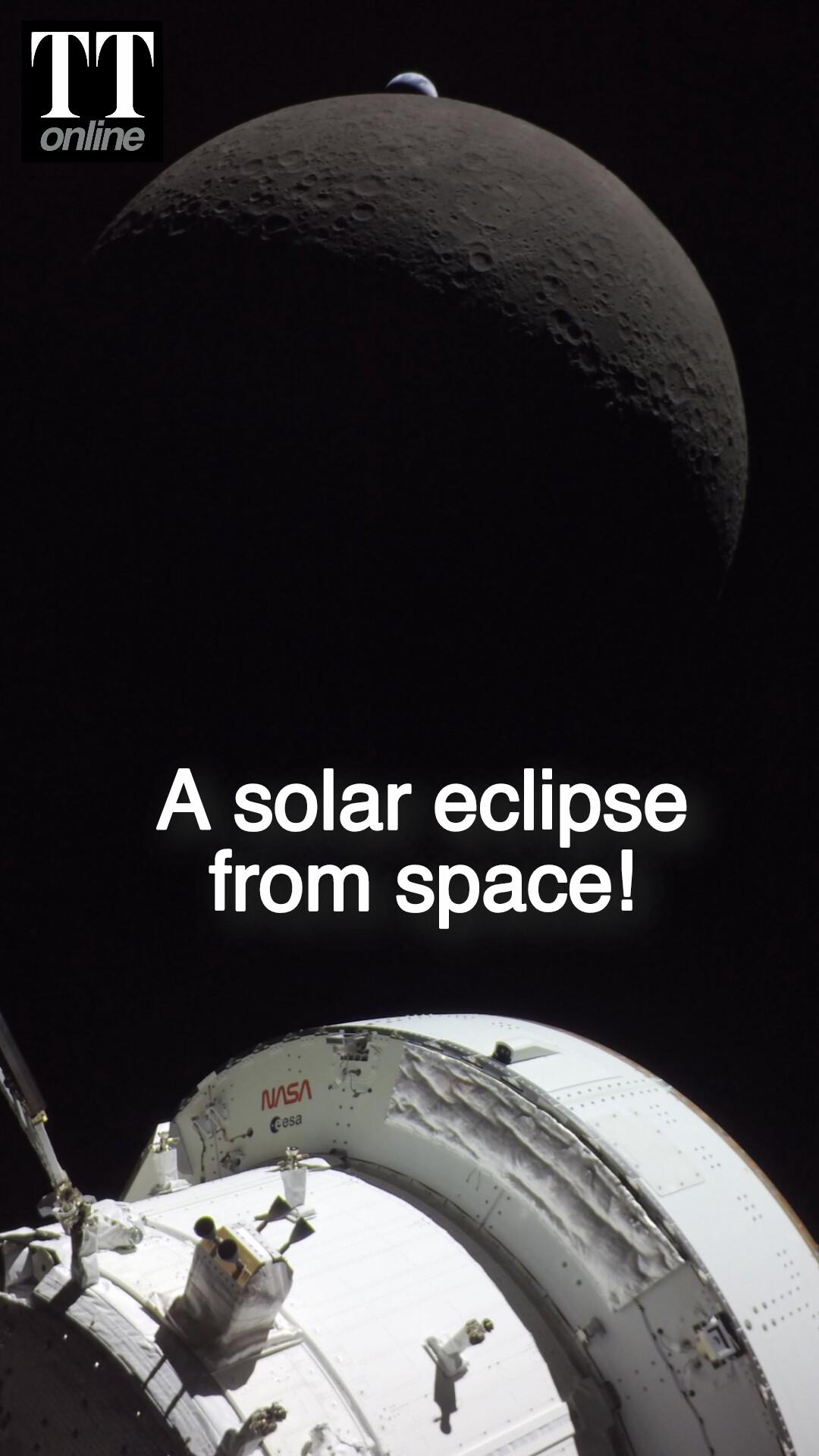 Watch | Artemis II Crew Captures Rare View of Solar Eclipse From Space