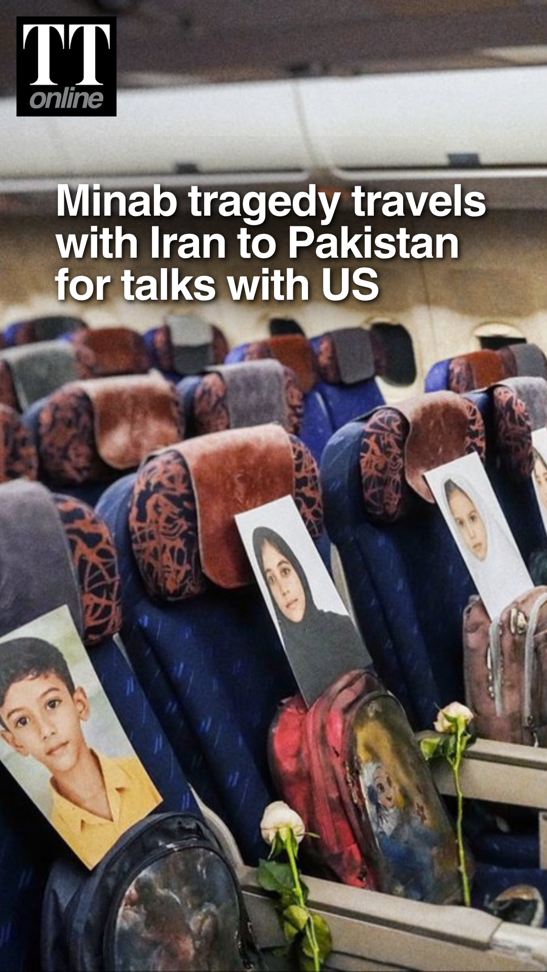 With Blood-soaked Bags and Tiny Shoes, Iran Carries Minab Tragedy to Pakistan for Talks With US