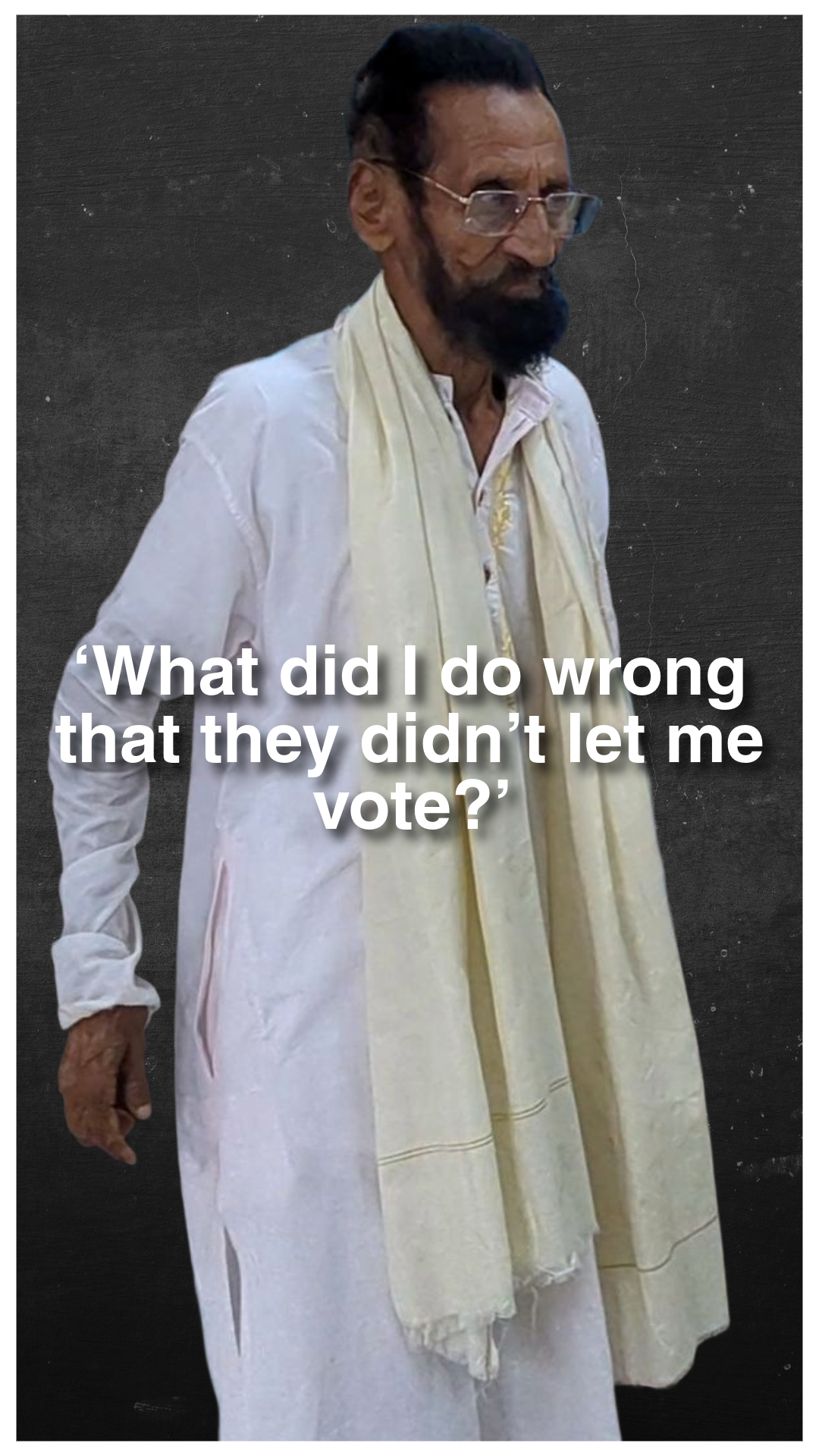 Murshidabad’s Erstwhile Nawab Unable to Vote Because of SIR