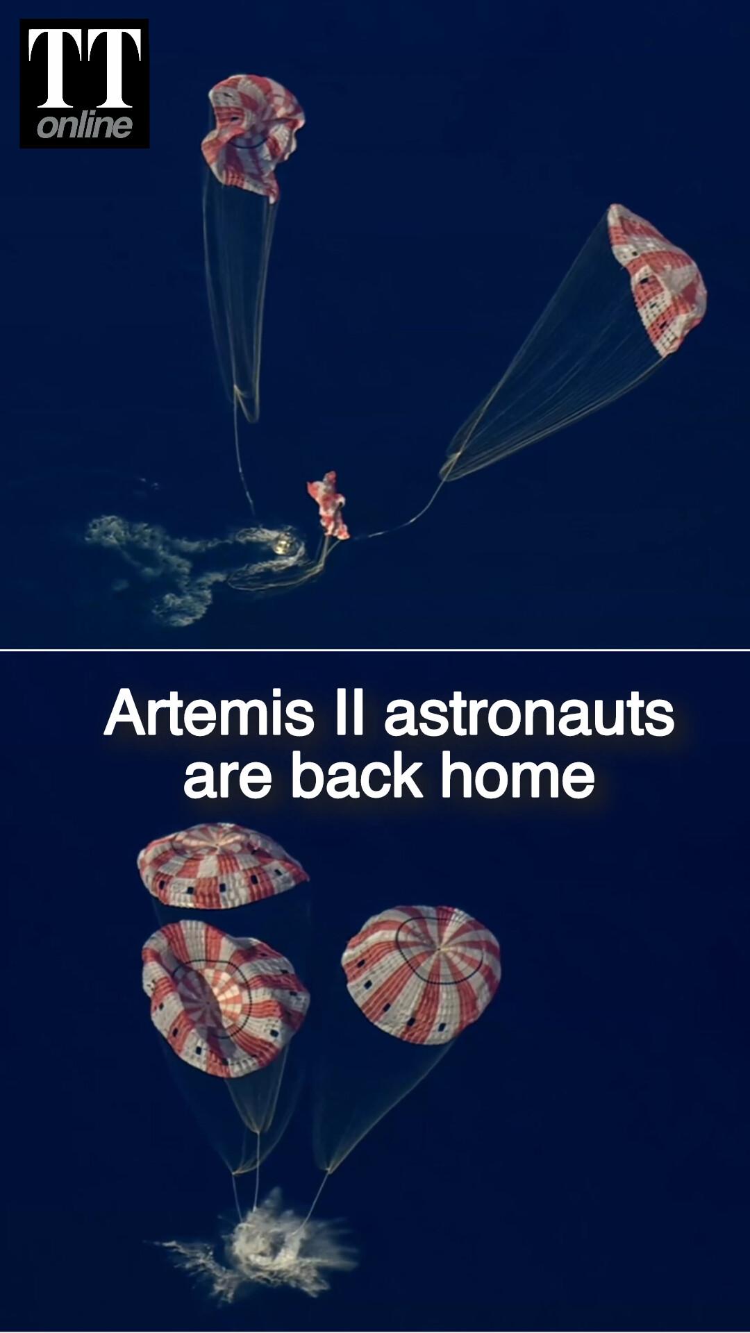 Artemis II Astronauts Return Home With a Dramatic Splashdown in the Pacific