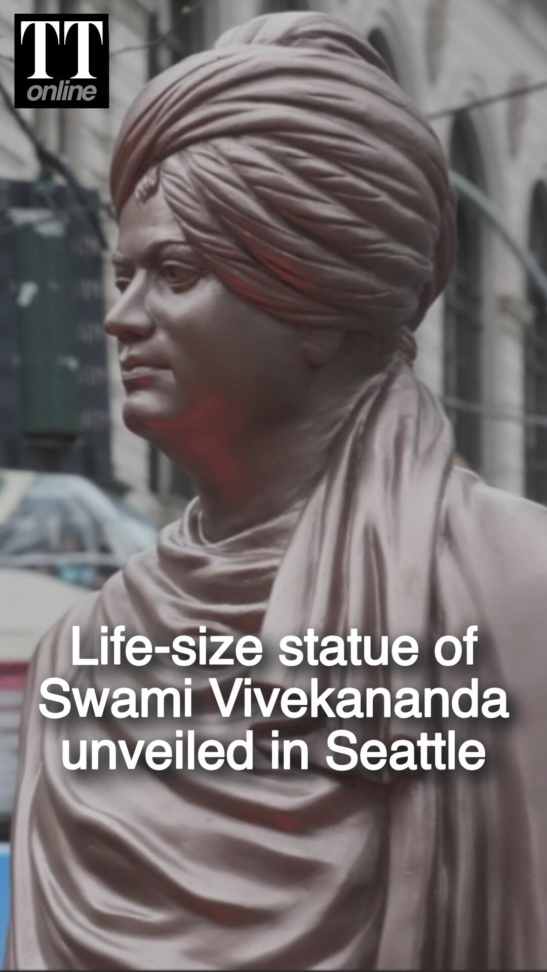 First Life-size Statue of Swami Vivekananda in the US Unveiled in Seattle