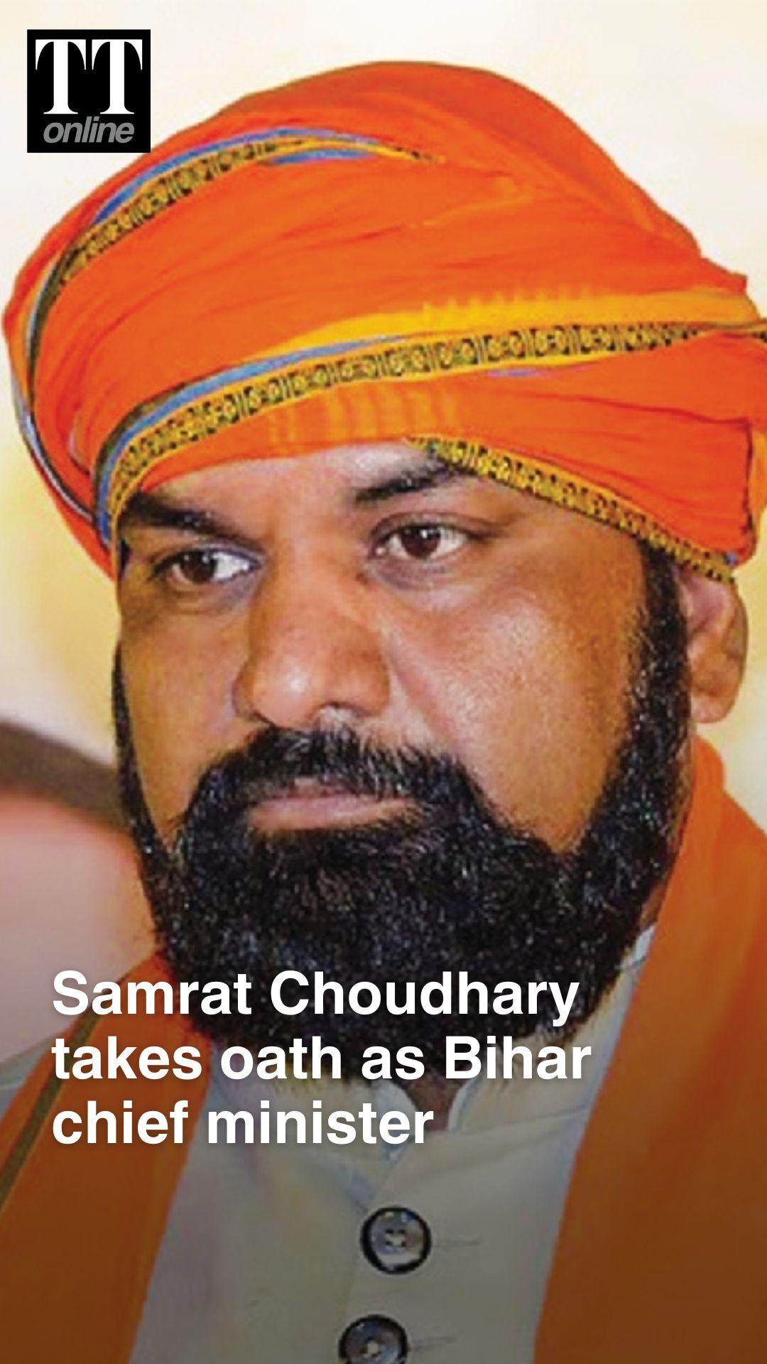 BJP Leader Samrat Choudhary Takes Oath as 24th Chief Minister of Bihar