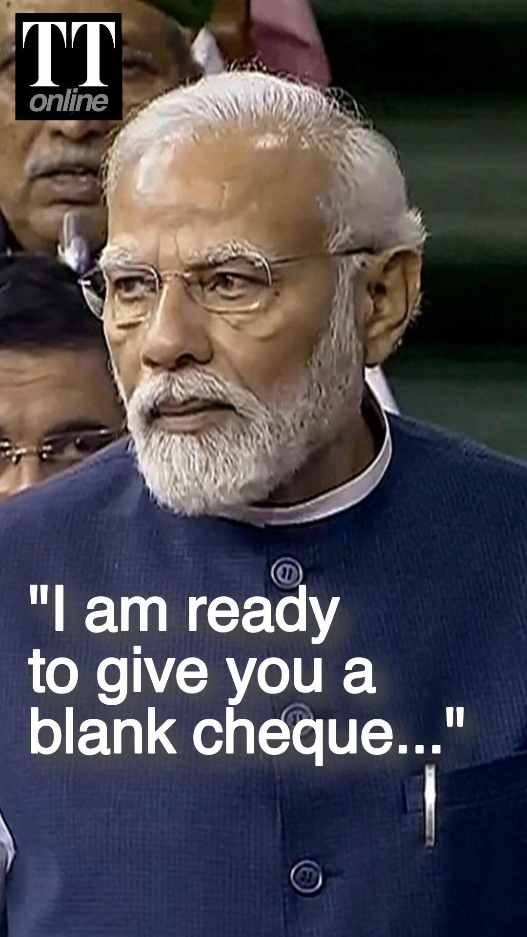 "Take Blank Cheque": Modi Says Oppn Can Take Credit For Women's Reservation Bill