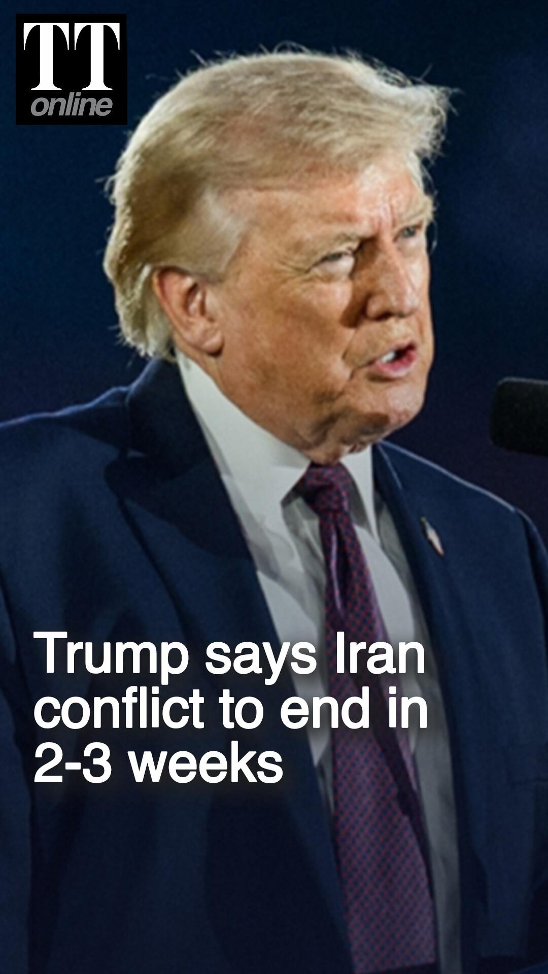 'We'll Leave Very Soon': Trump Signals US Could End Iran War in Weeks Without A Deal