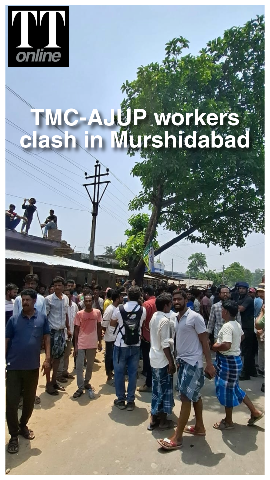 Crude Bombs Hurled, TMC-Humayun Kabir Clash in Murshidabad