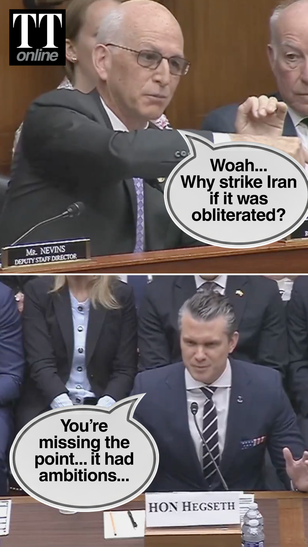 “Iran Was Obliterated”: Pete Hegseth’s Narrative Falls Apart During Congressional Hearing