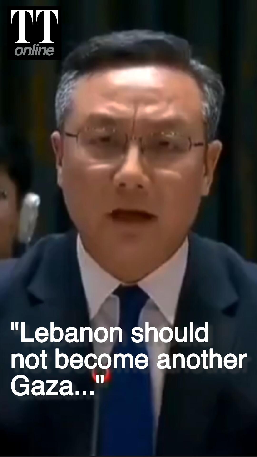 China Warns Israel, Calls for De-escalation of Conflict in Lebanon