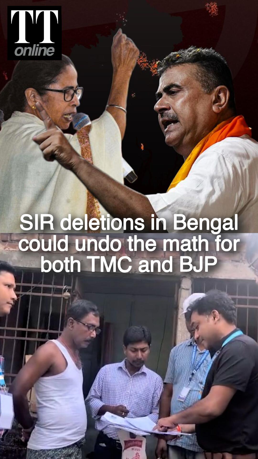 SIR Deletions Outnumber Win Margins in Many Seats TMC Won in 2021 Bengal Polls