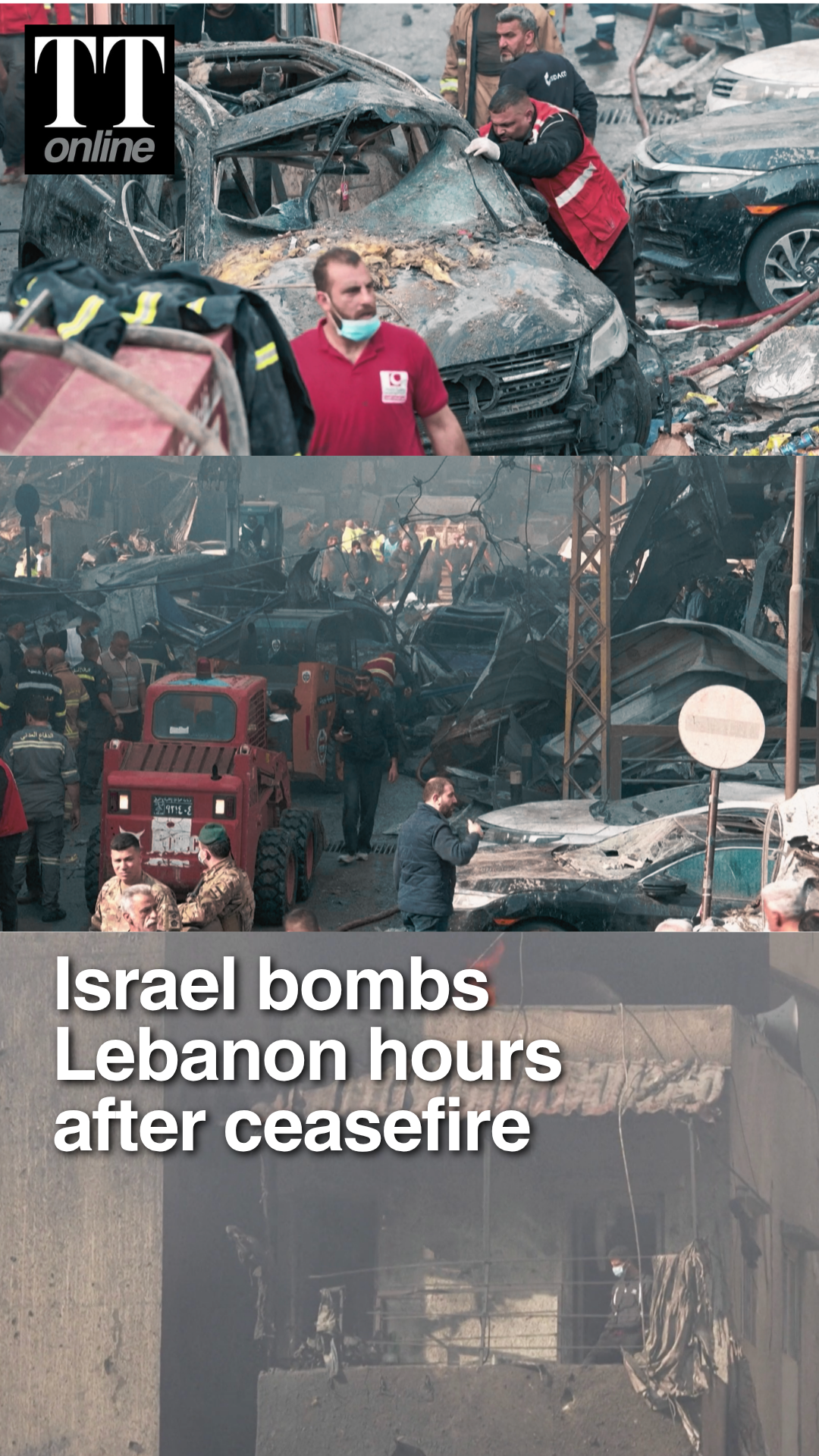 Israel Strikes Lebanon After Ceasefire, Over 250 Dead Amid Confusion Over Truce