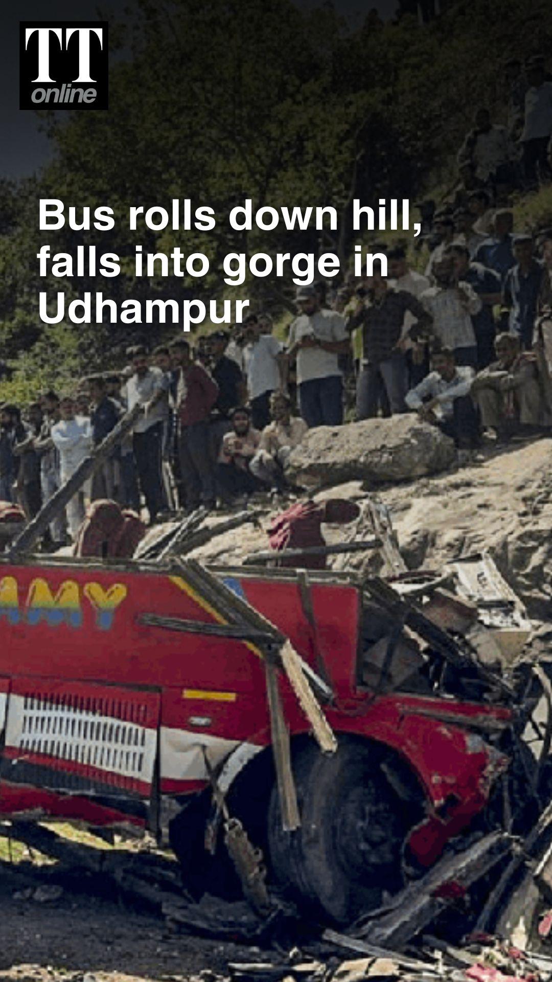 Passenger Bus Rolls Down Hill in J&K's Udhampur, 15 Lives Lost