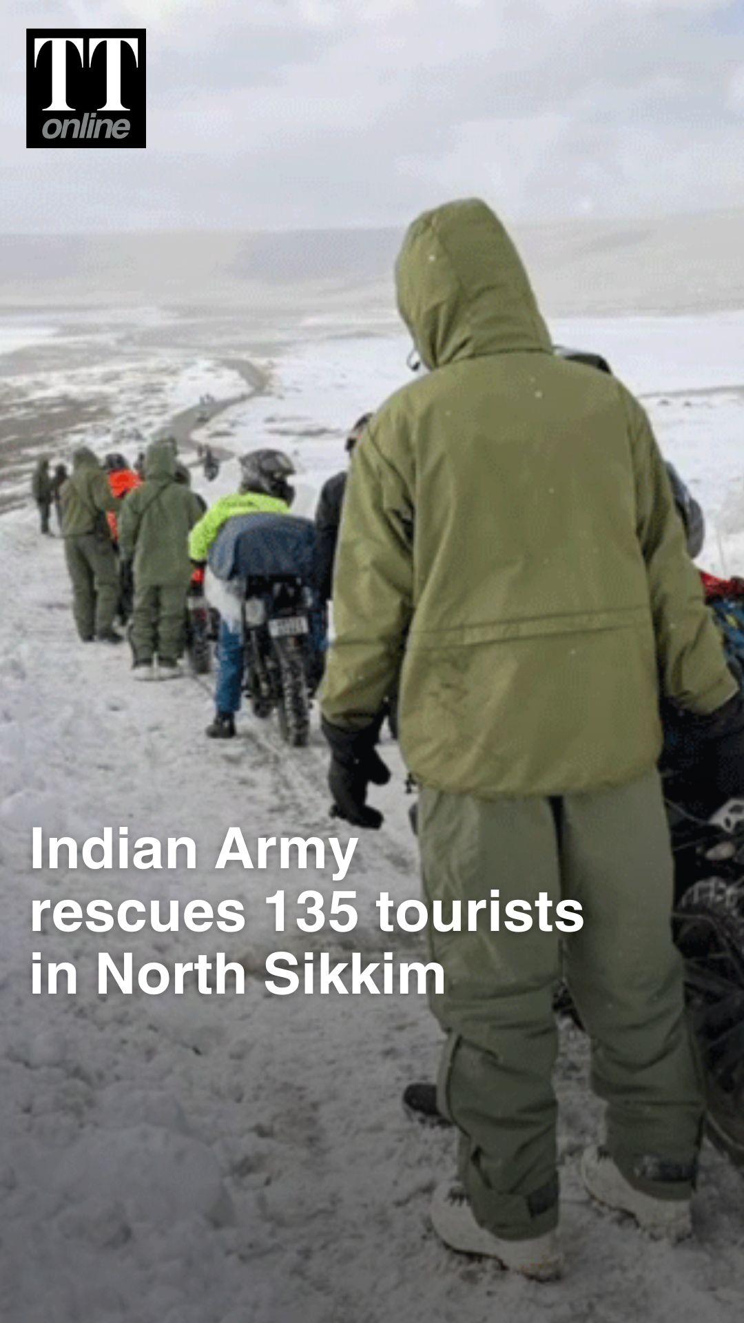 Army Rescues 135 Tourists in Operation Him Setu, 1000 Still Stranded in North Sikkim