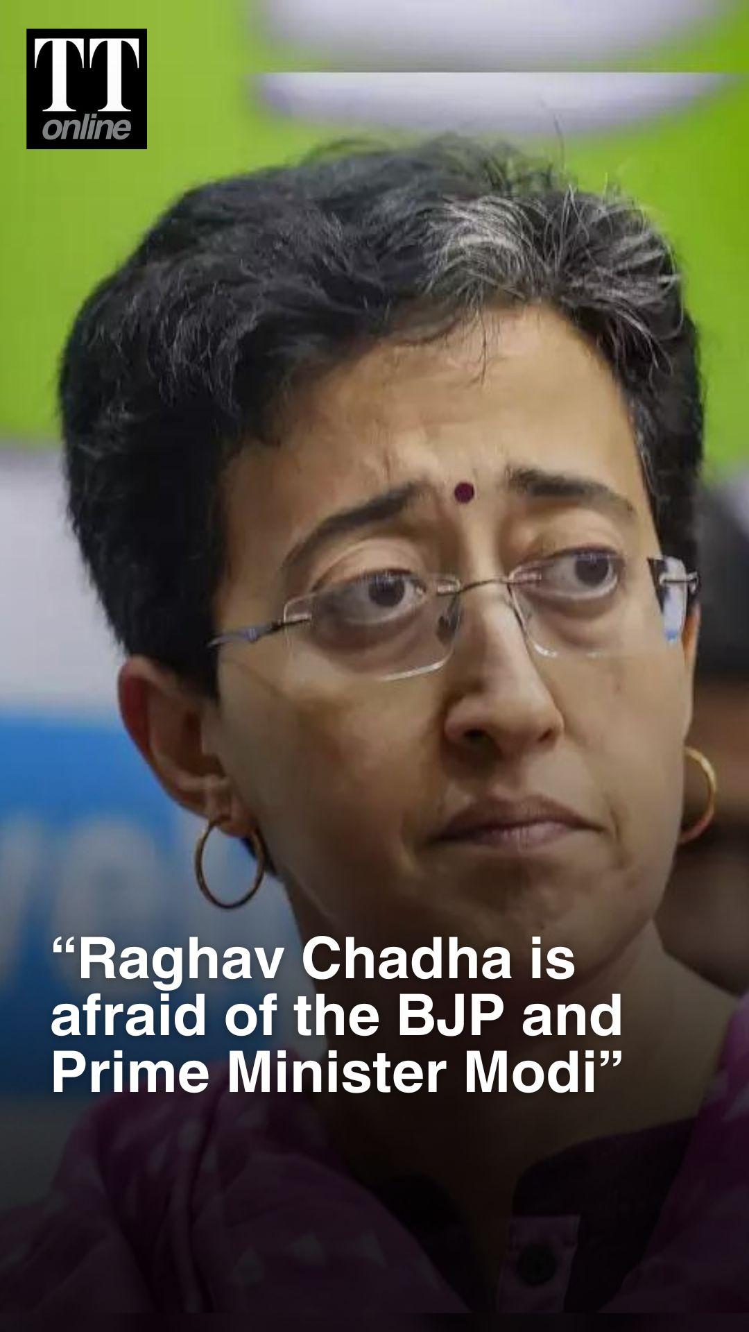 “Refused to Walk Out or Raise Voice on LPG Crisis, Afraid of BJP”: Atishi on Raghav Chadha