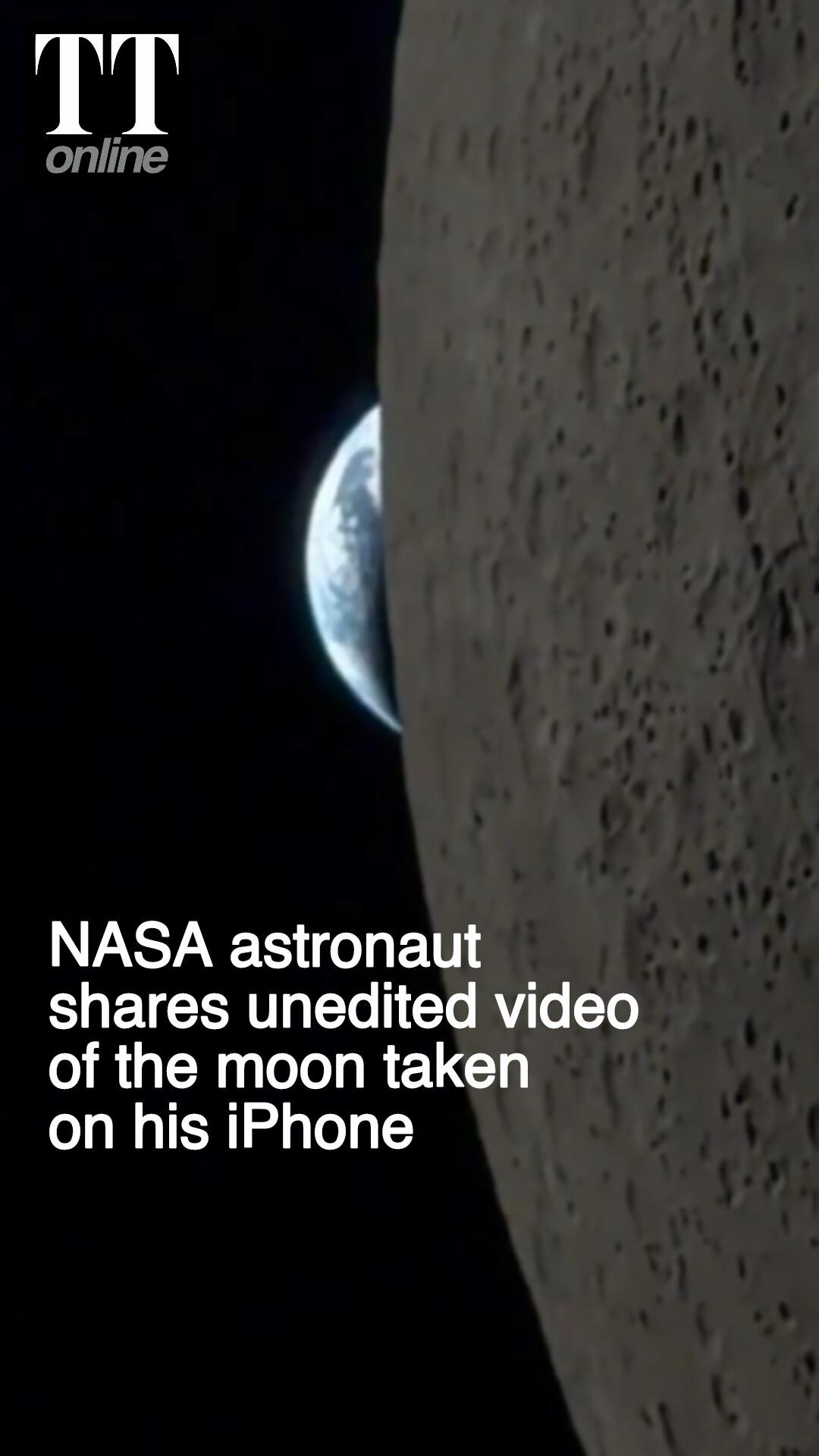 Artemis II Astronaut Shares Unedited Video of the Moon Taken on His iPhone