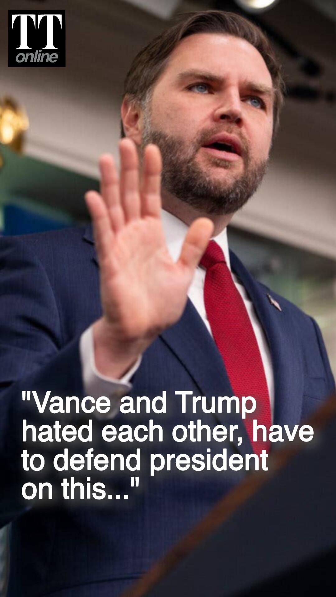 "A Scumbag": JD Vance says Emails Prove Epstein and Trump Hated Each Other