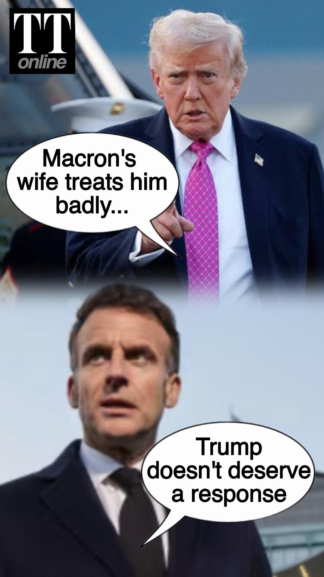 "Not Elegant, Won't Respond" — Macron Blasts Trump for Remarks on His Wife