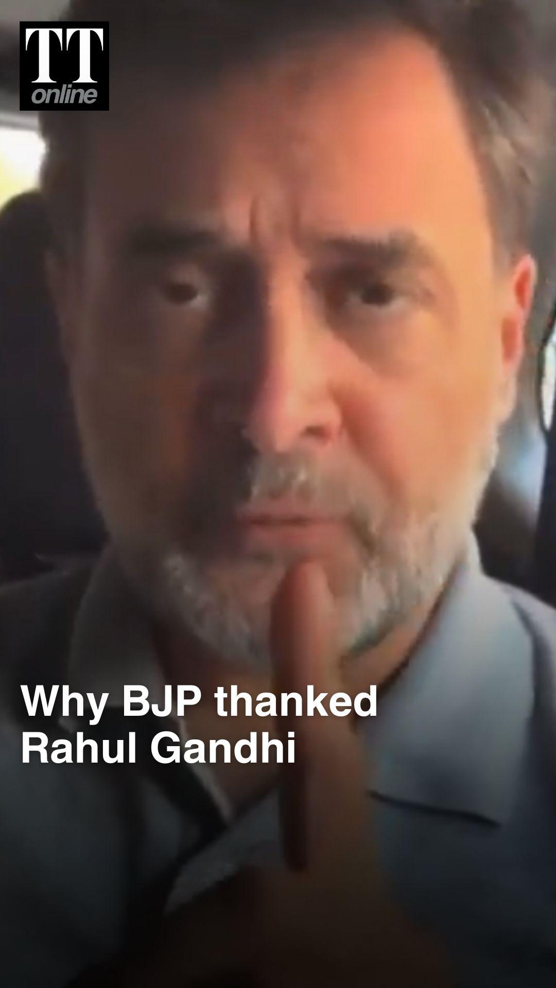 Surprise, Bengal BJP Thanks Rahul Gandhi with Video Clip Aimed at Mamata Government