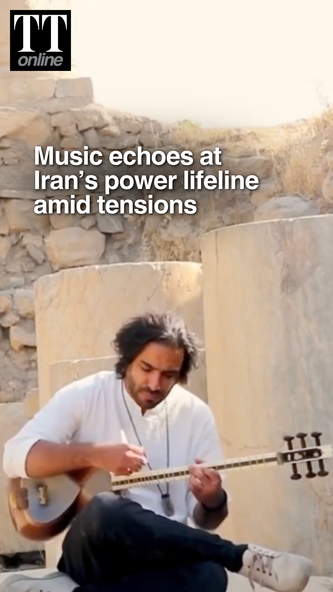Iranian Musician Plays Tar at Critical Power Plant Hoping to Deter US Attacks