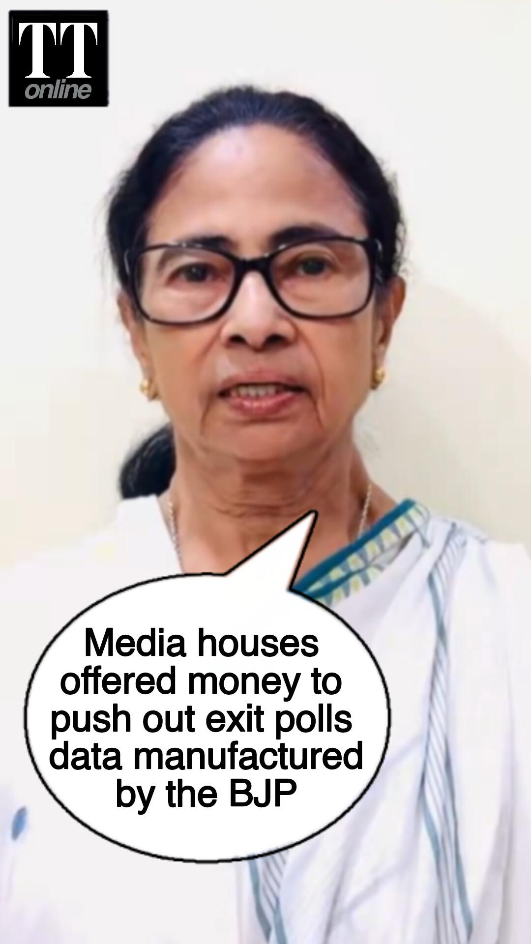 Mamata Rejects Bengal Exit Polls That Predict Saffron Sweep in the State