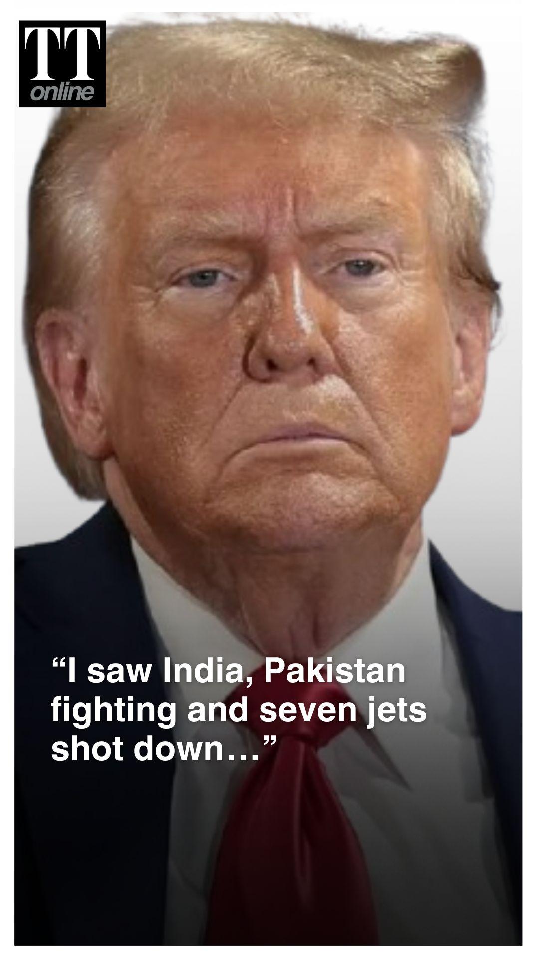 “They Shot Down 7 Jets When I said…”: Trump Again Takes Credit for India-Pakistan Ceasefire