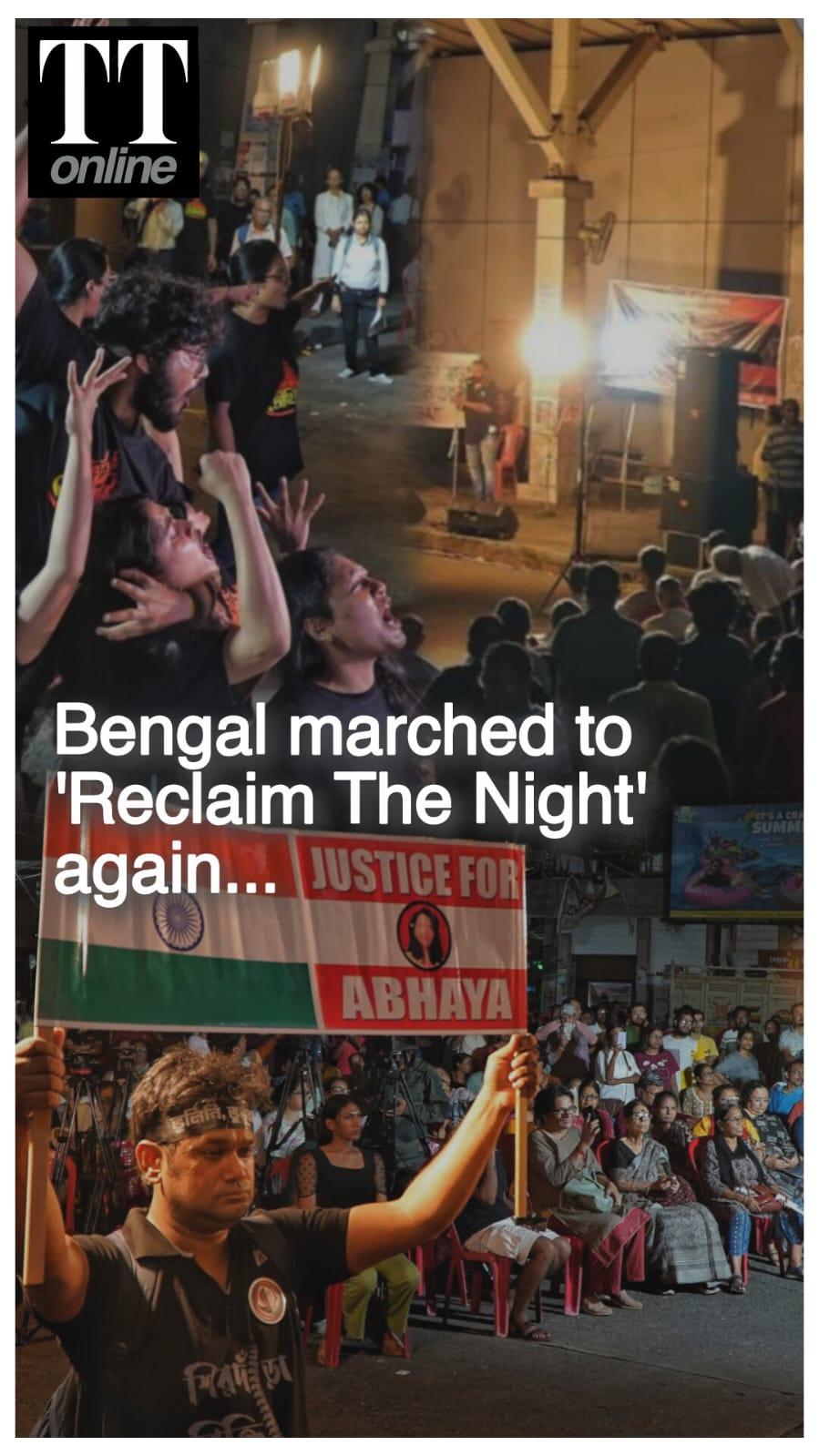 One Year On: Bengal Rises in ‘Reclaim the Night’ Protests On Independence Day Eve