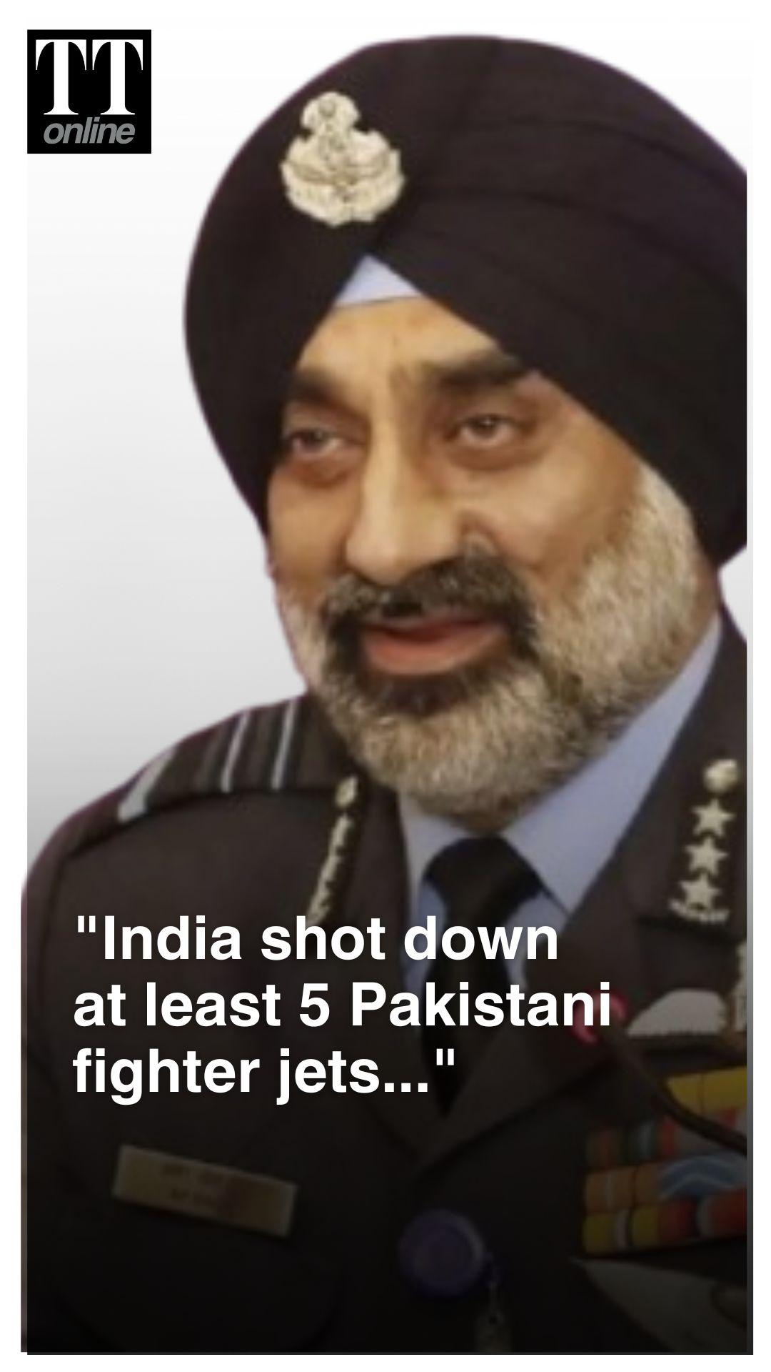 IAF Chief Confirms — "India Shot Down Five Pakistani Fighter Jets in Operation Sindoor"