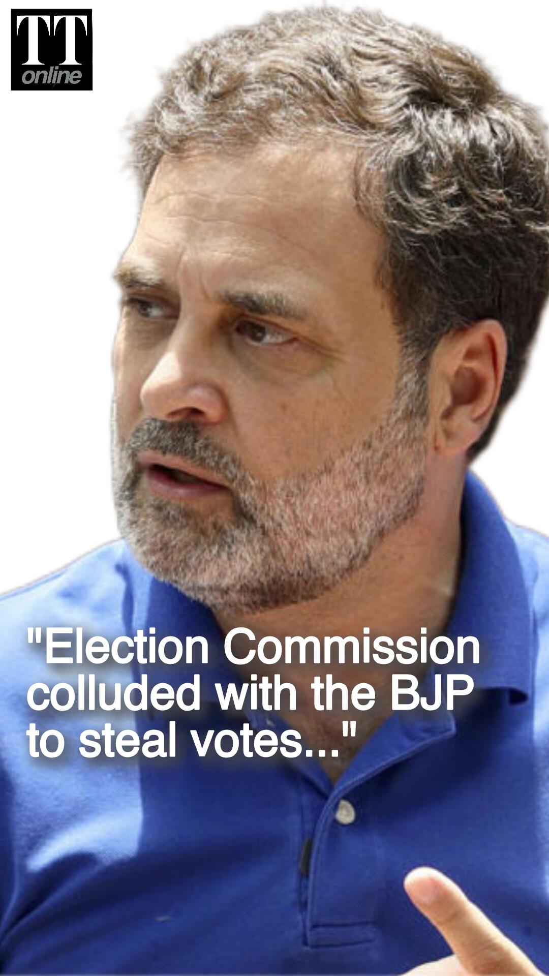 Rahul Alleges 1 Lakh Bogus Voters in Bengaluru Seat — "EC Colluded With BJP"