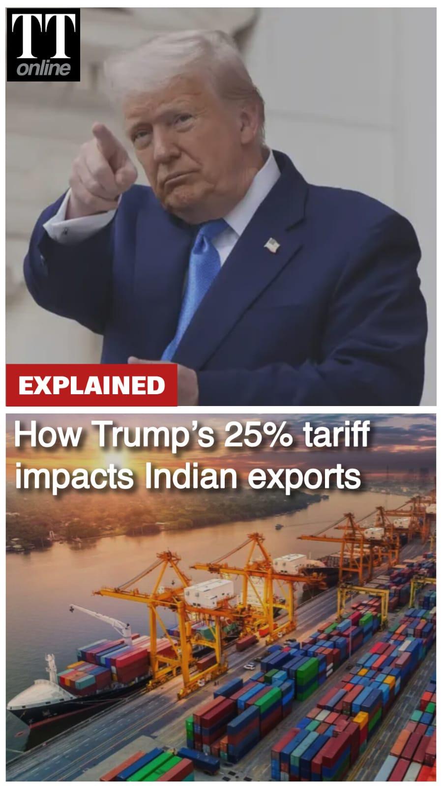 Trump’s 25% Tariff Kicks In Today: What It Means for Indian Exports and US Trade Ties
