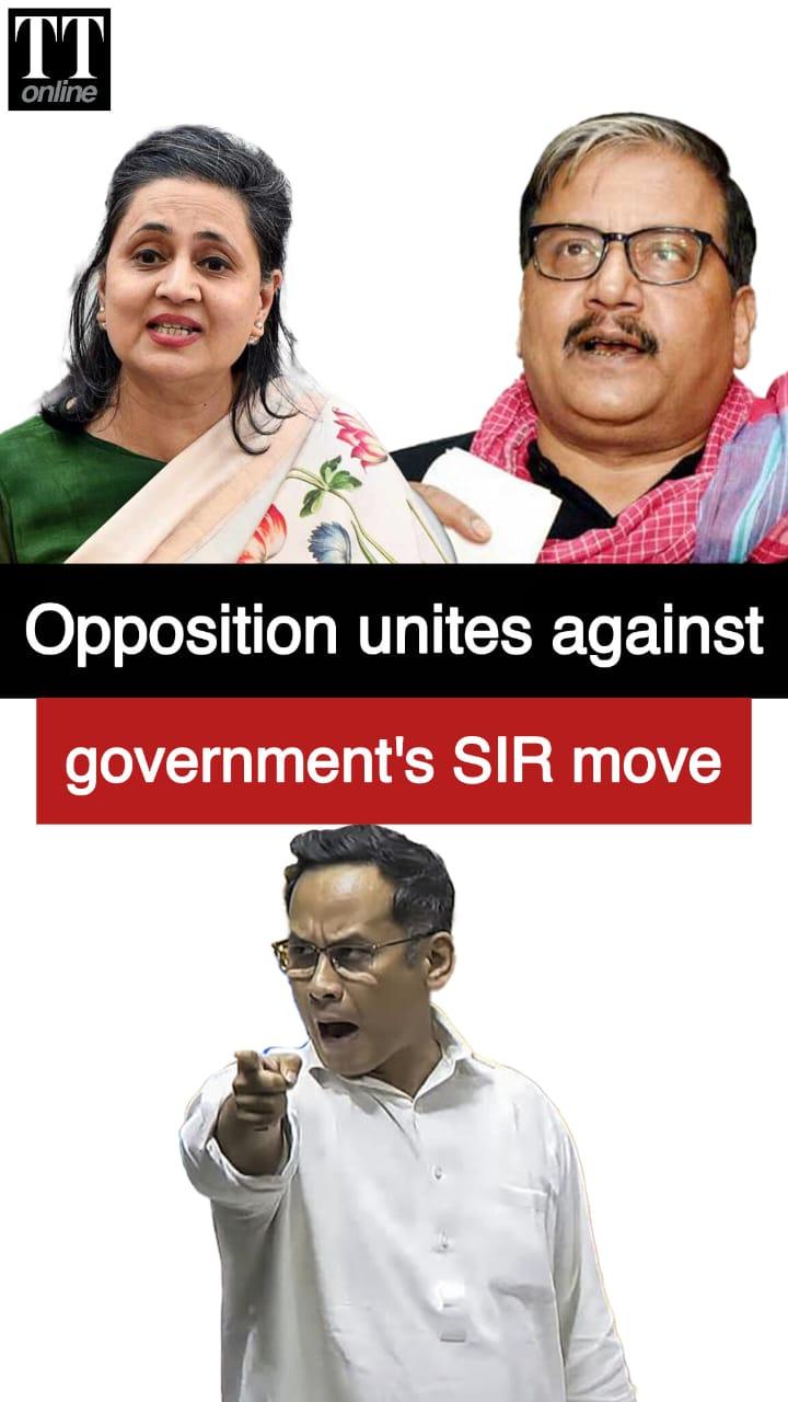 Opposition Unites Against SIR, Alleges Voter Deletion and Attack on Democratic Rights