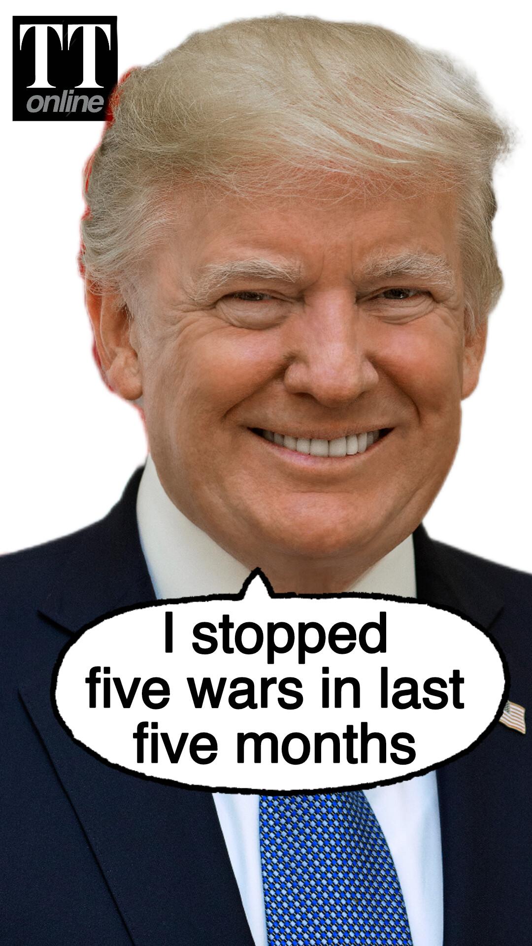 Trump Repeats Ceasefire Claim — "Stopped Five Wars Including India-Pakistan"