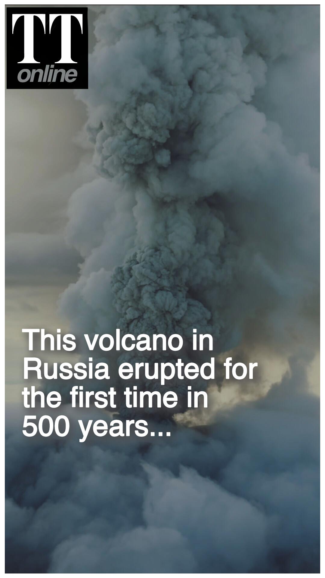 Russian Volcano Erupts After 500 Years, Sending Ash Plume as High as 6,000 Meters