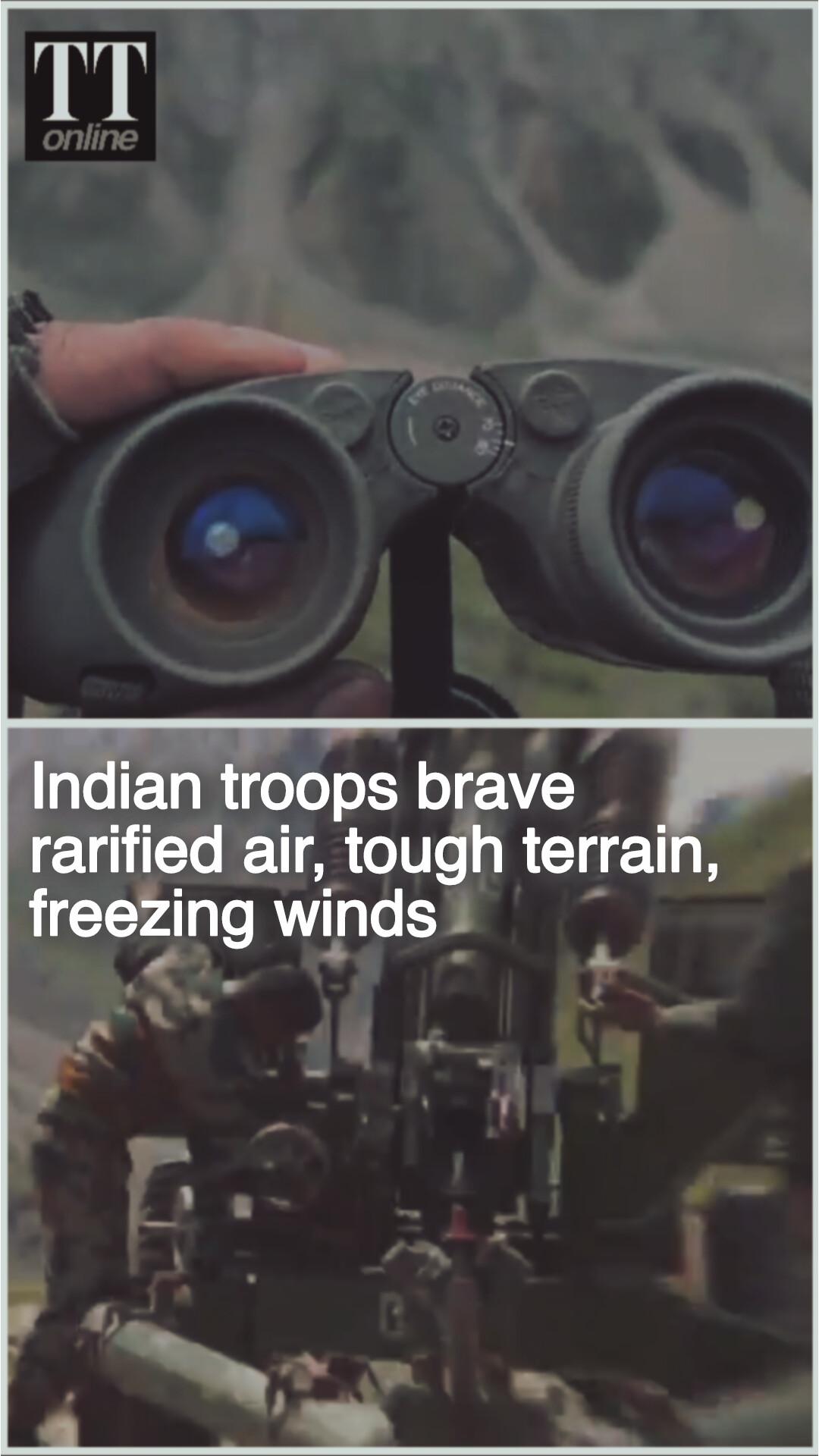 Indian Forces Undertake Firing Exercise, in Himachal's Rugged High-altitude Terrain