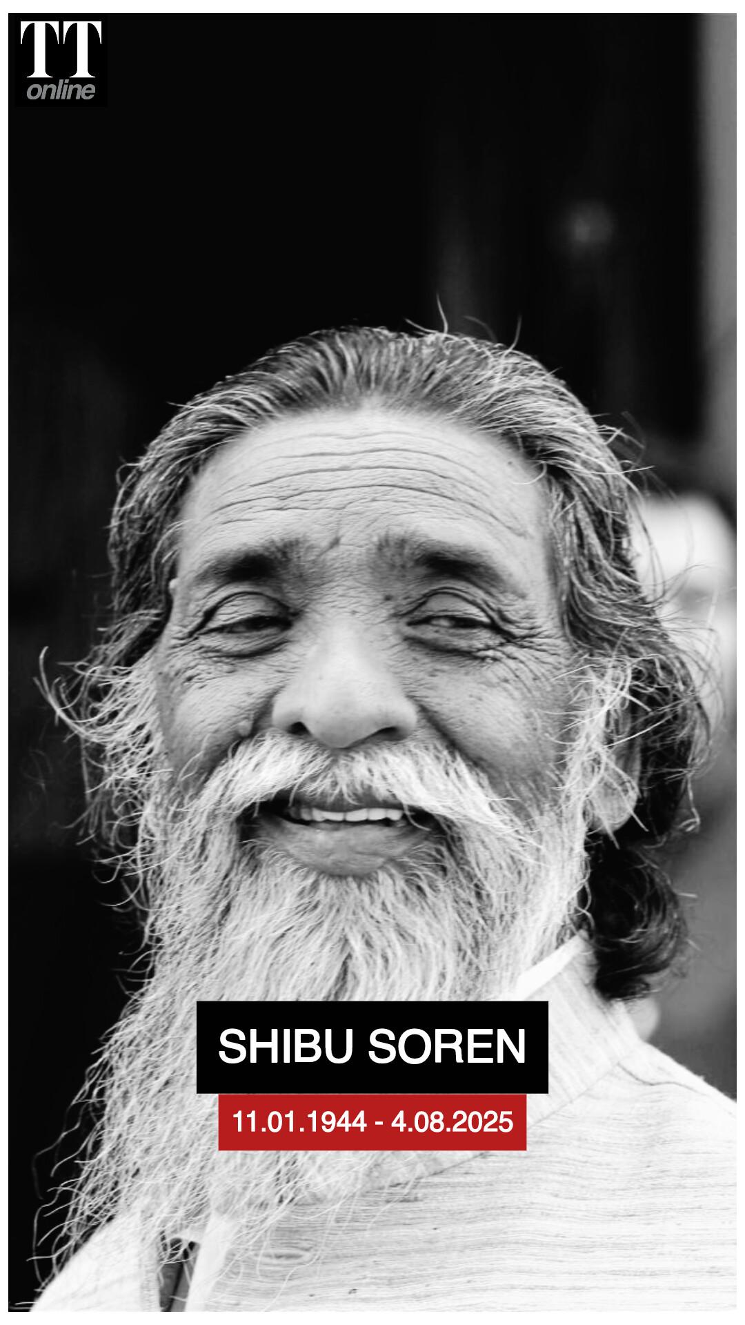 JMM Founder and Tribal Leader Shibu Soren Passes Away at 81 After Prolonged Illness