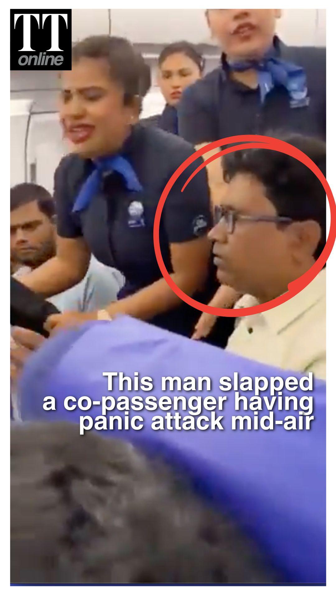 Man Slaps Co-passenger Having Panic Attack on IndiGo Flight
