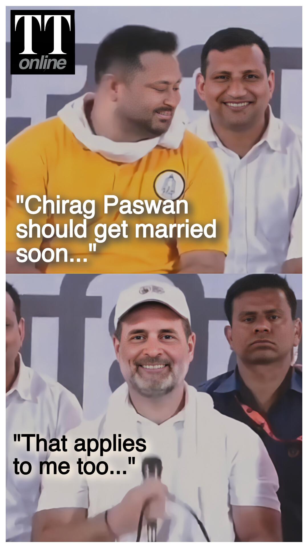 Tejashwi Yadav Advised Chirag Paswan to Get Married Soon, Immediately Rahul Said...