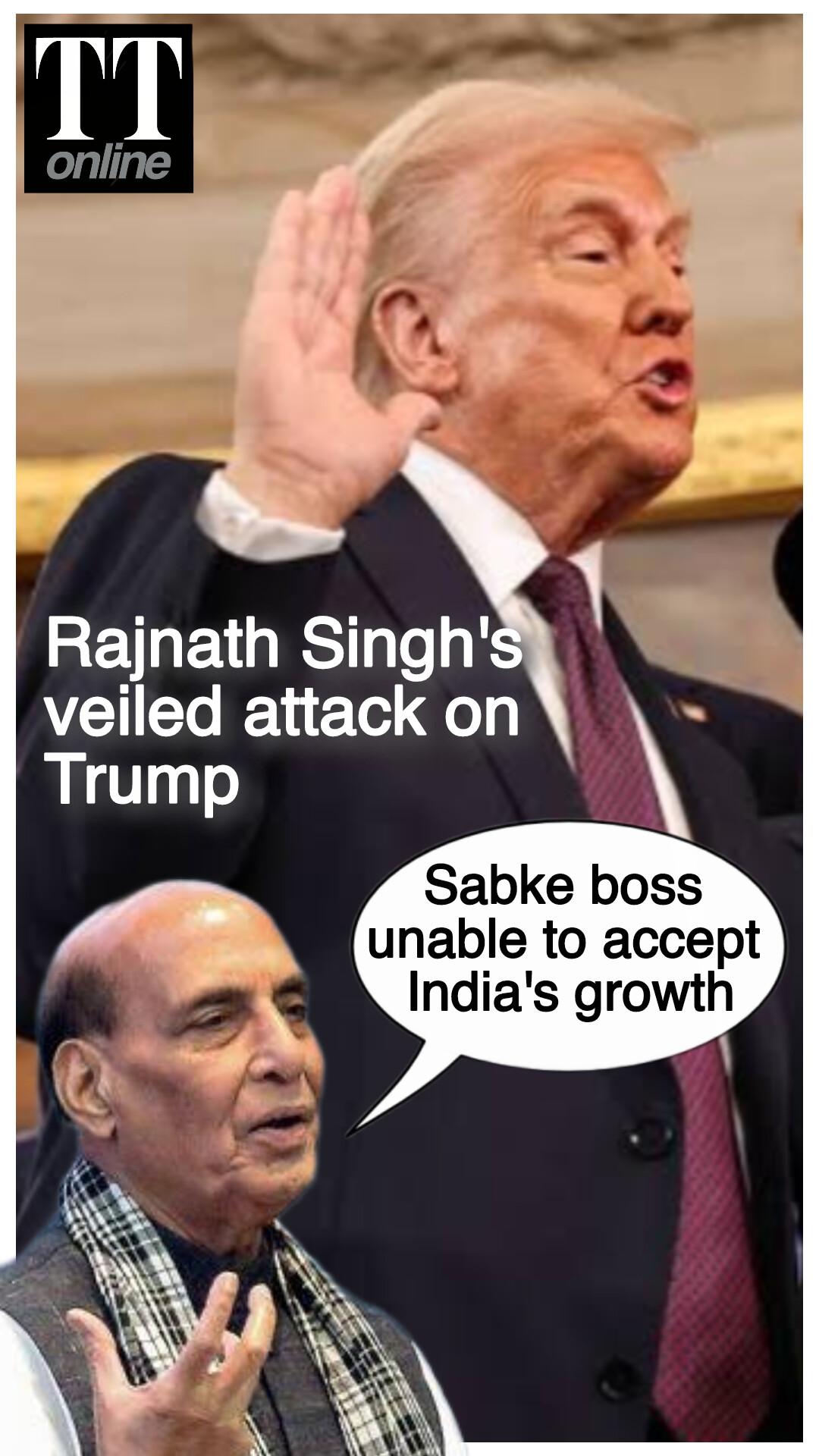 Rajnath Singh Taunts Trump Amid Tariff Row — "Some Boss is Jealous of India's Progress"