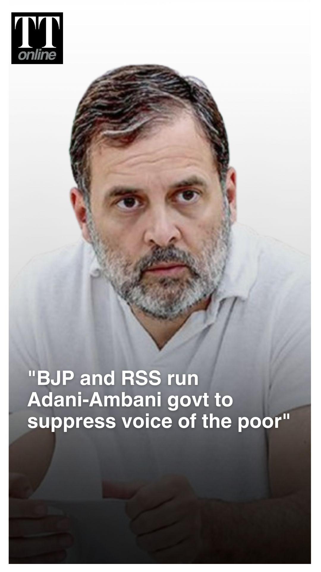 In Poll-Bound Bihar, Rahul Gandhi Says, “PM Modi, BJP, RSS Run Adani-Ambani Government”