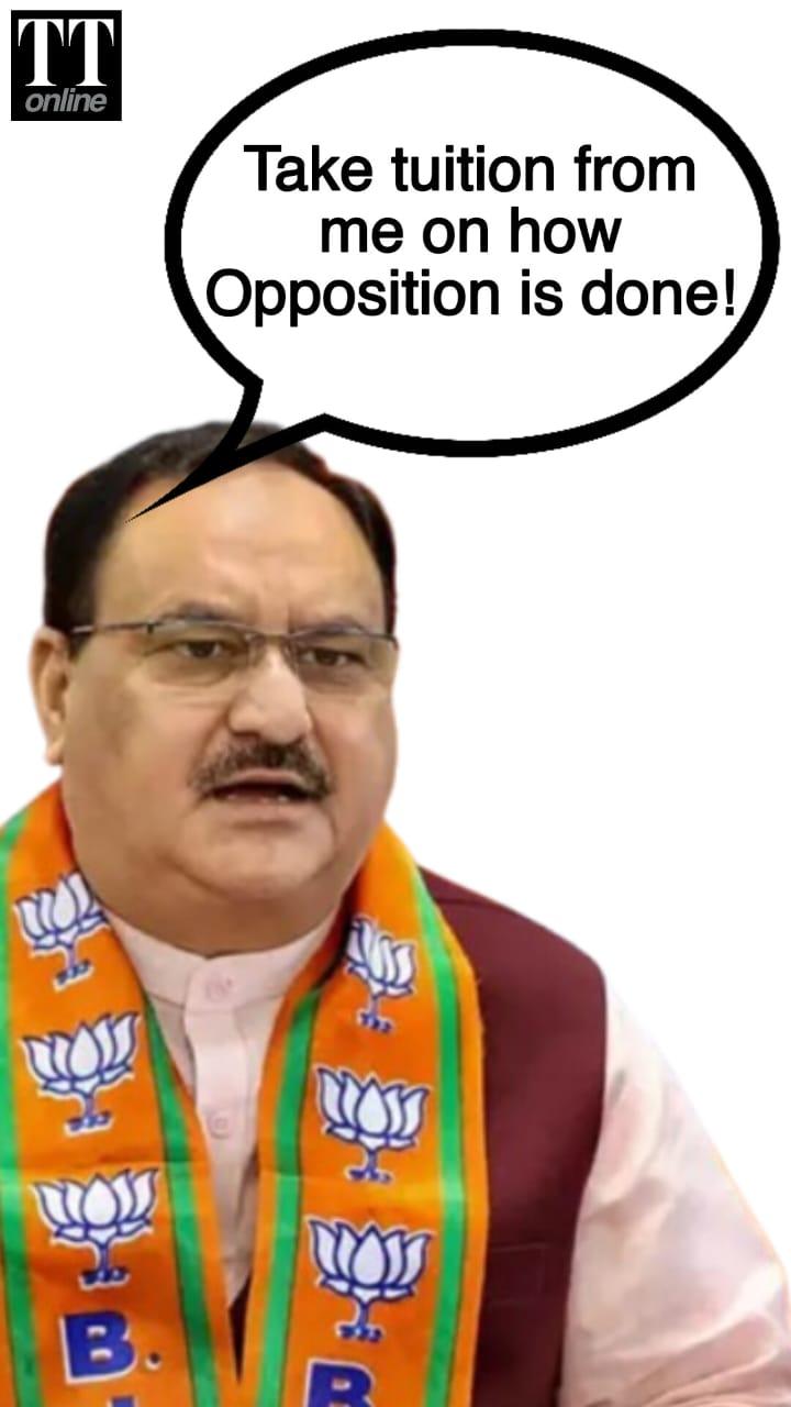 JP Nadda Mocks Opposition: "Take Tuition From Me, I’ll Teach You How to Protest"