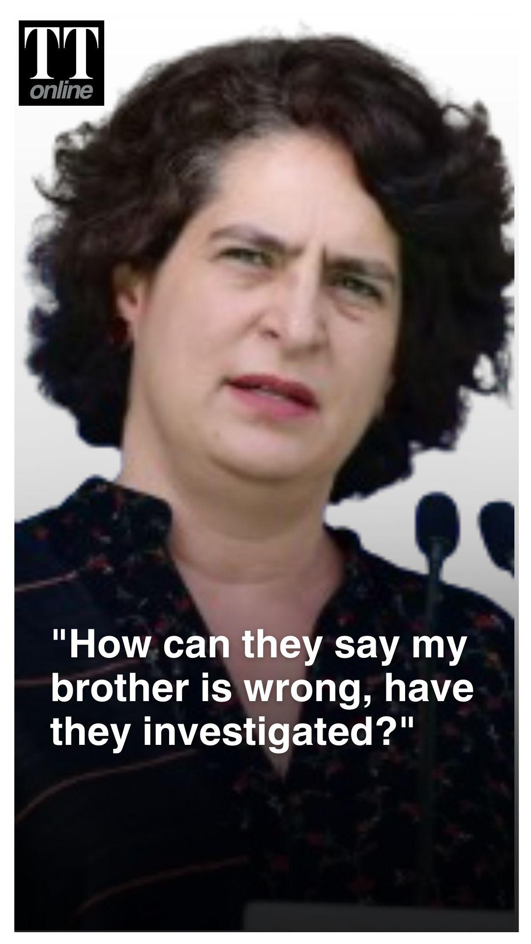 Priyanka Gandhi Defends Brother Rahul's Claims, Slams ECI For Asking Him to Sign Affidavit
