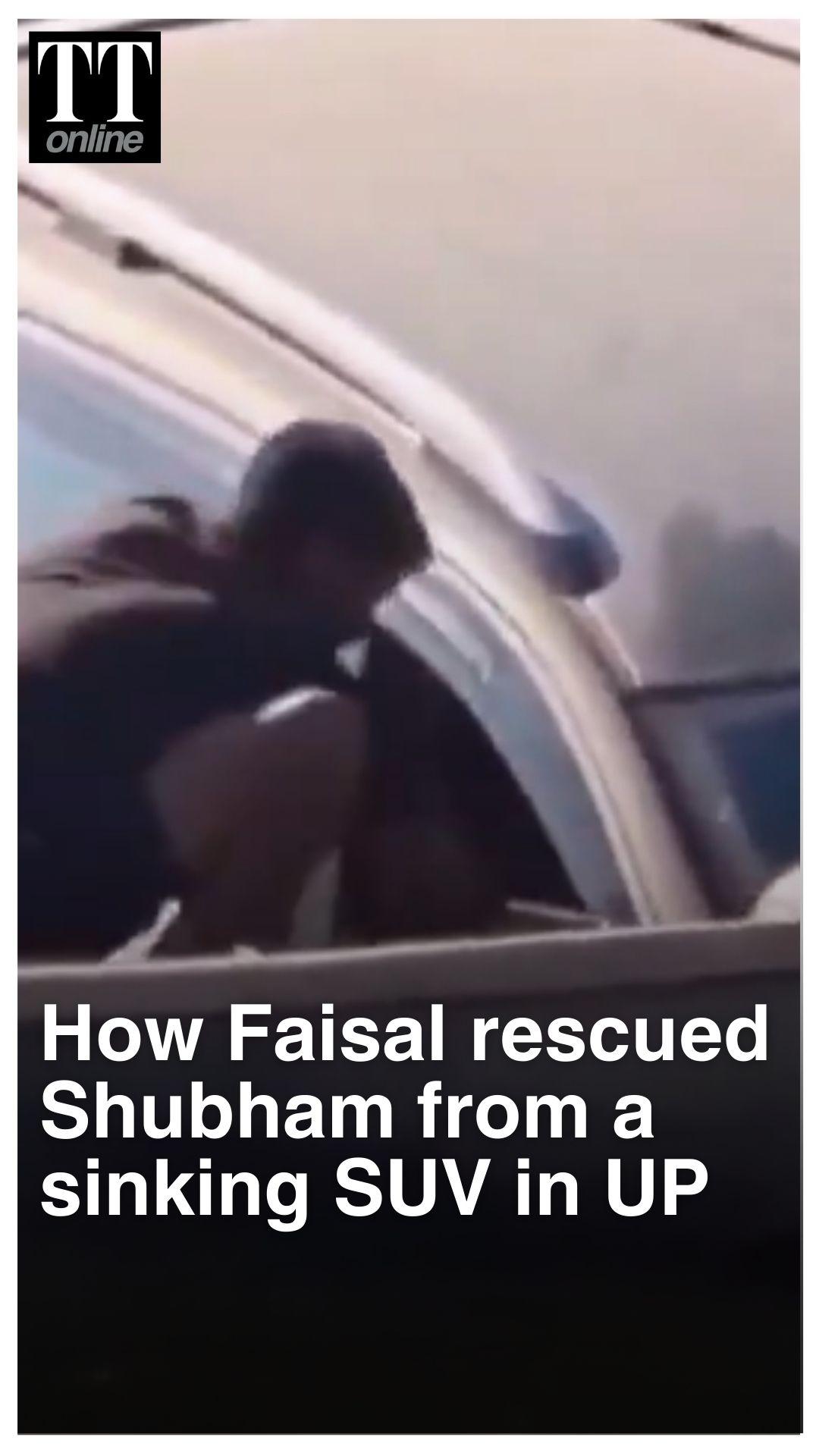 Watch | Man Pulls Unconscious Driver Out of Sinking Car in Miraculous Save