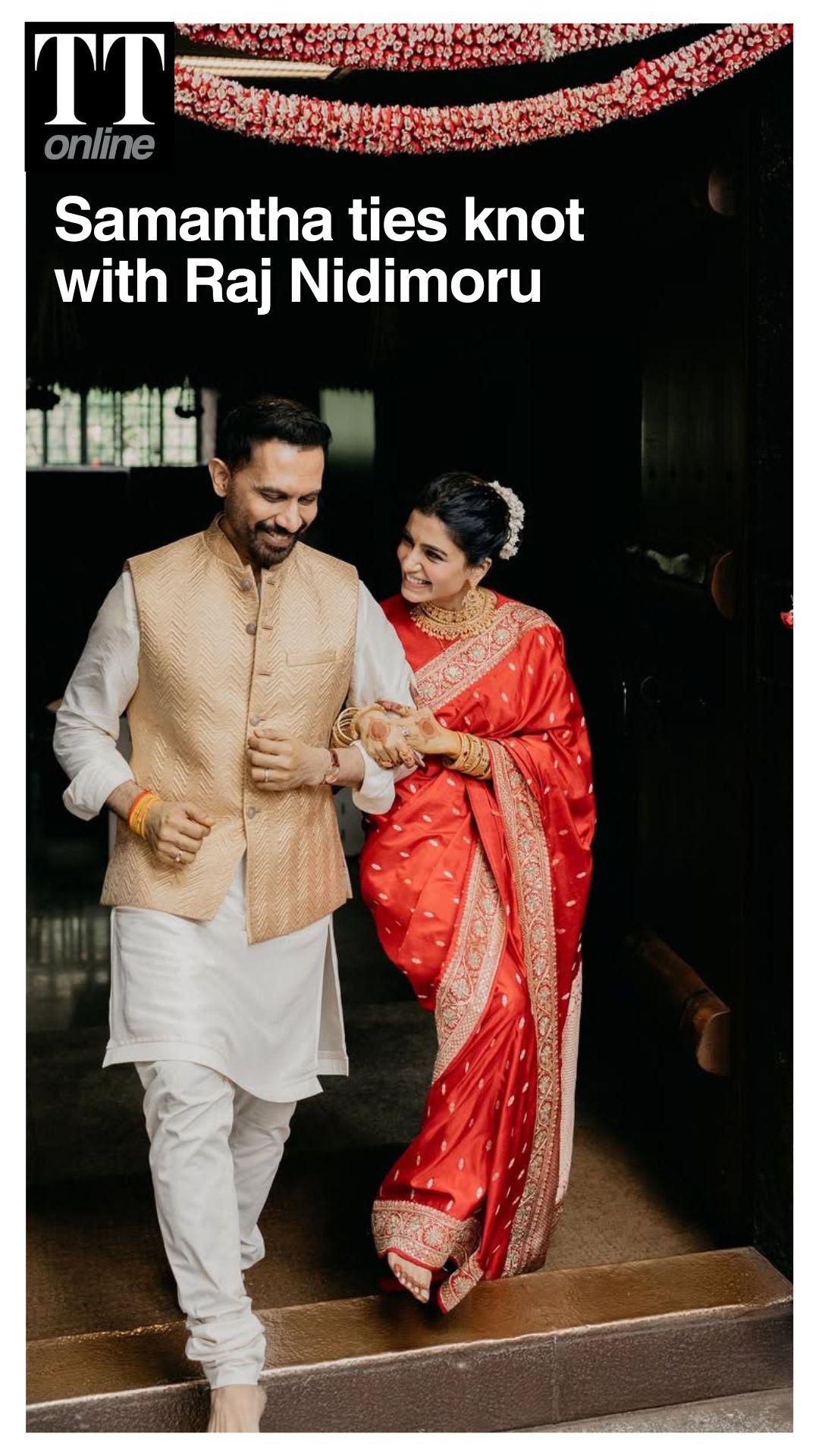 Actor Samantha Ruth Prabhu Ties Knot With Filmmaker Raj Nidimoru