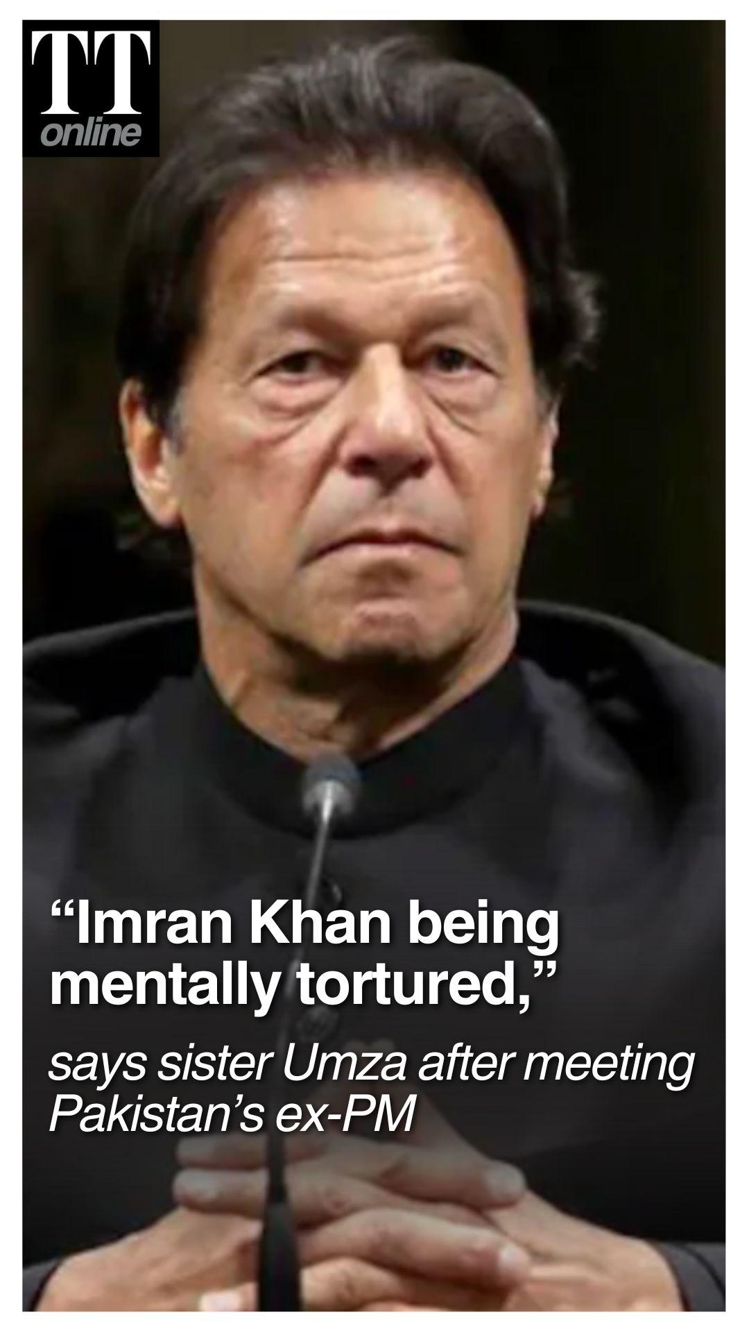 Imran Khan Alive But 'Facing Mental Torture in Solitary Confinement', His Sister Reports After Visit