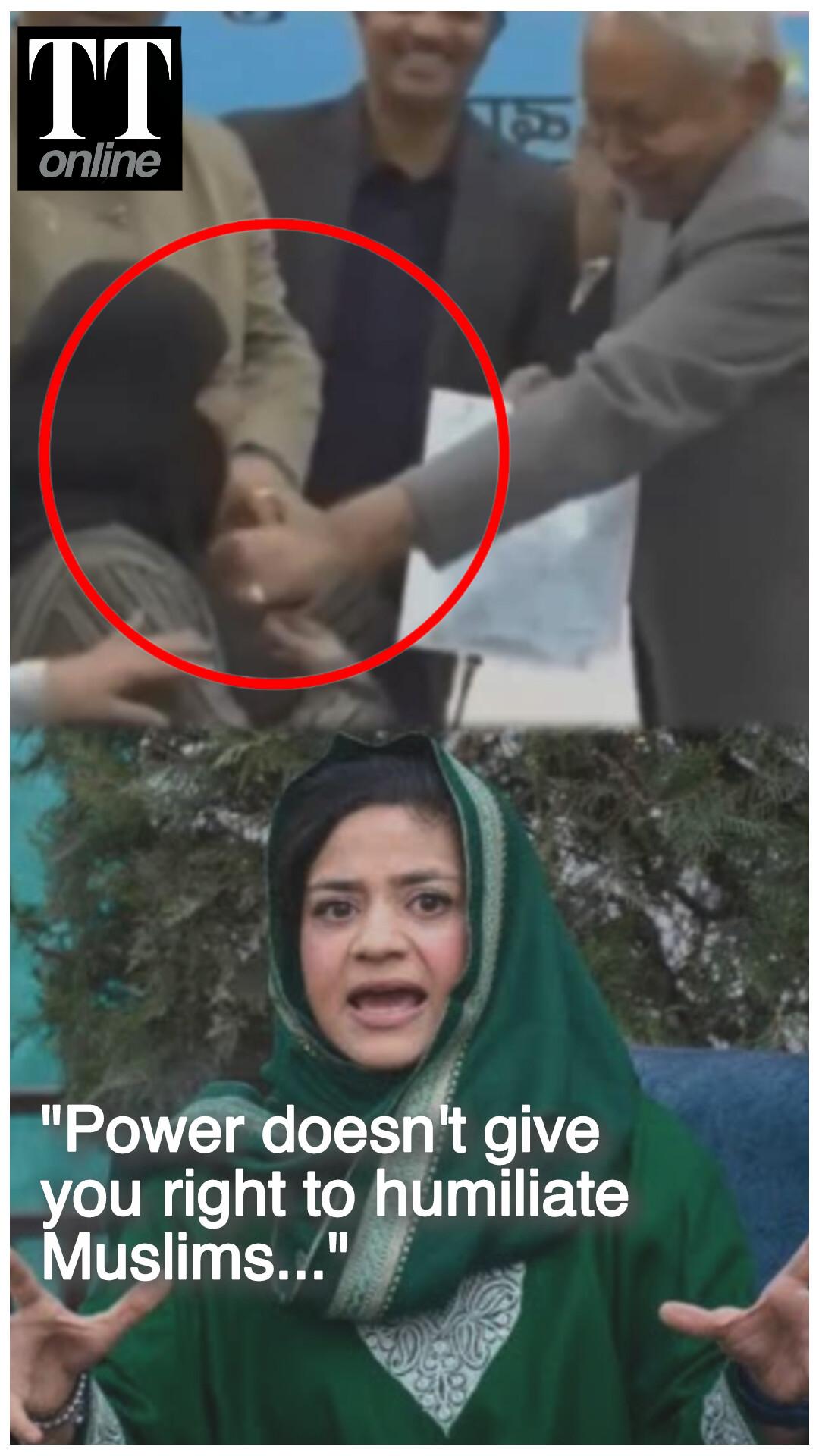 "Please Step Down": PDP's Iltija Mufti Slams Nitish Kumar For Pulling Down Doctor's Hijab