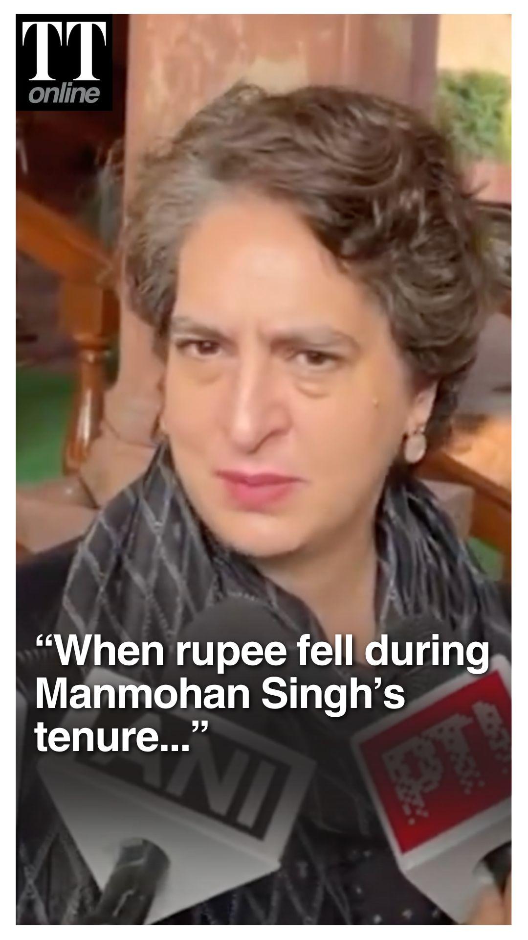 "What Do They Have To Say Now?": Priyanka Gandhi Takes a Dig at Govt Over Falling Rupee