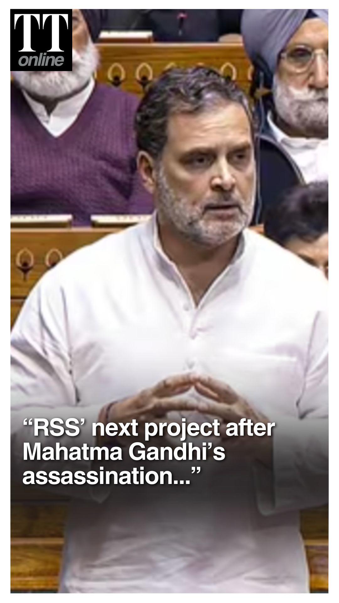 "From Godse’s Bullets to Institutional Capture, The RSS Project Continues": Rahul Gandhi