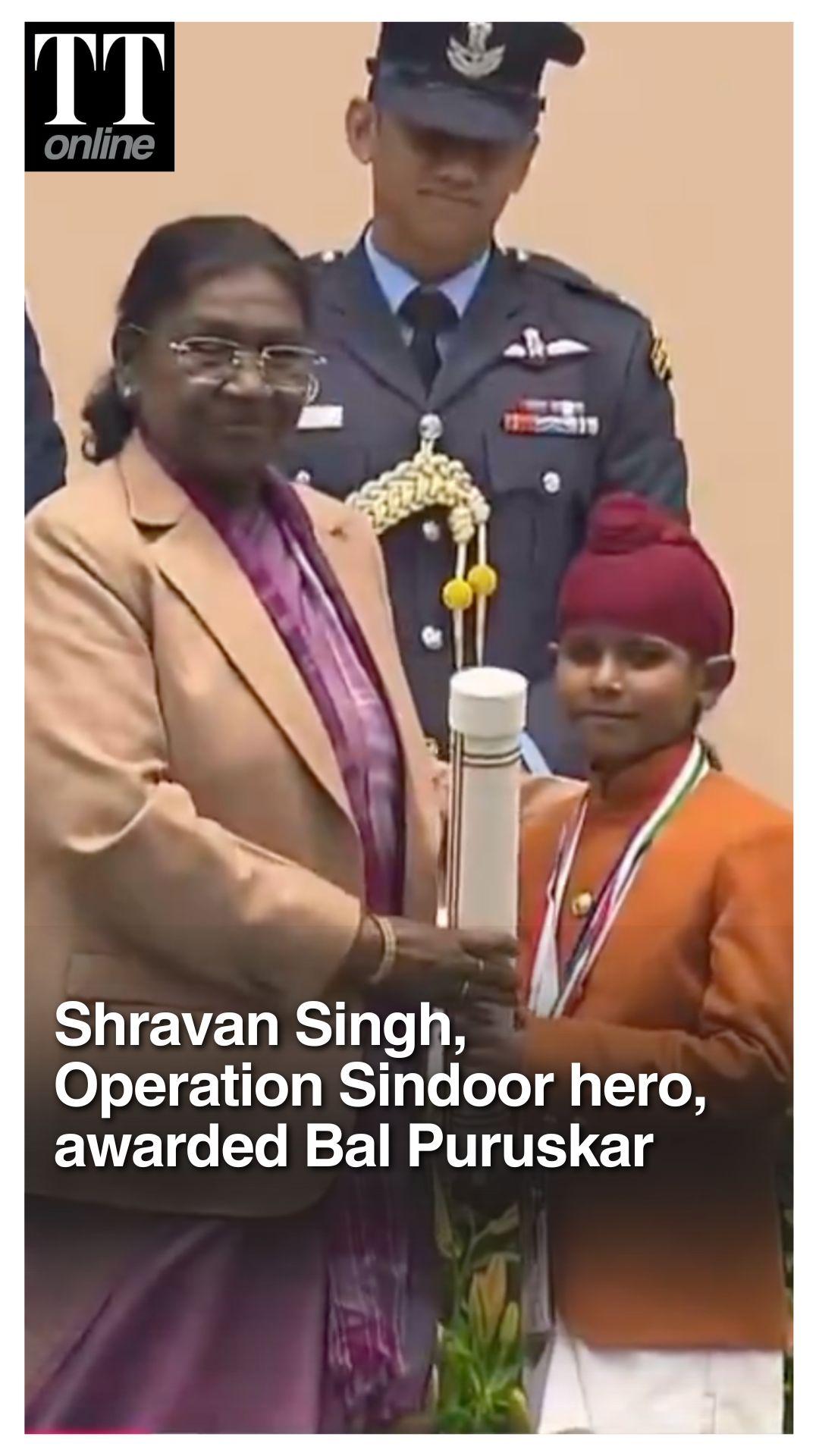 10-Year-Old Shravan Singh Honoured with Bal Puraskar 2025 for Bravery at India-Pakistan Border
