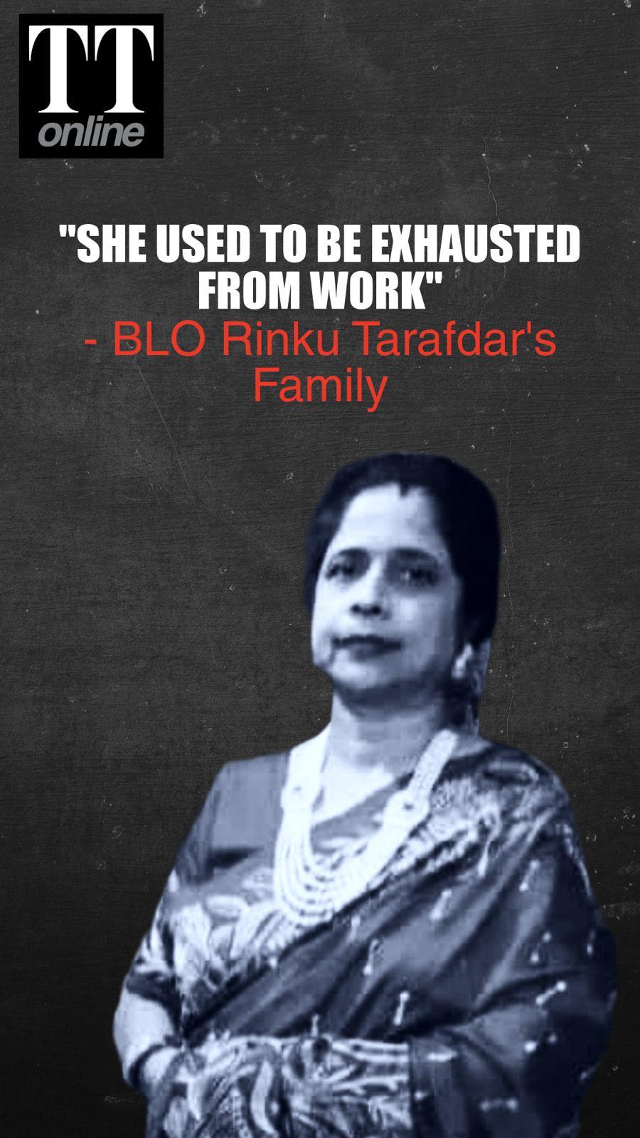 BLO Rinku Tarafdar's Family Alleges She Took Her Life Because of "Unbearable Pressure" for SIR