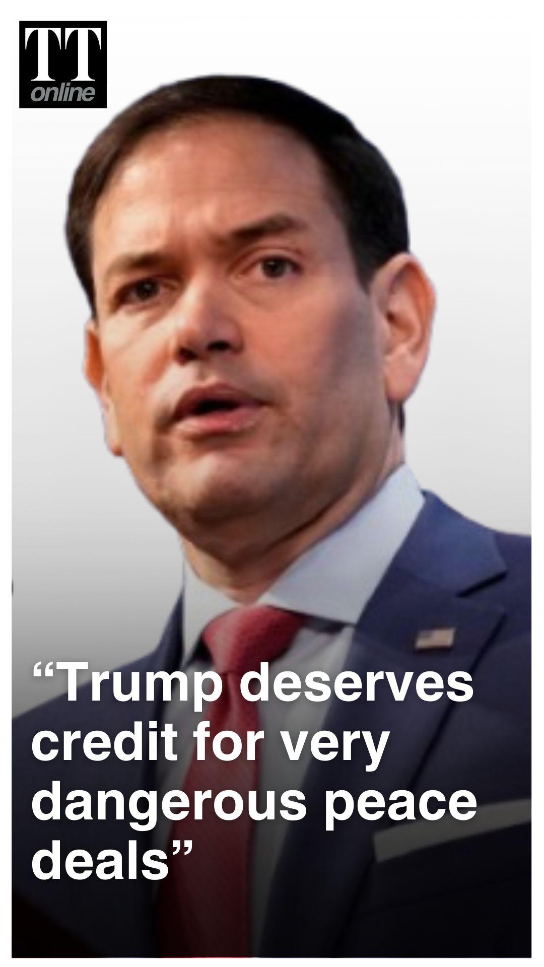 “Trump Brokered Dangerous Peace Deals Like India-Pakistan”: Marco Rubio