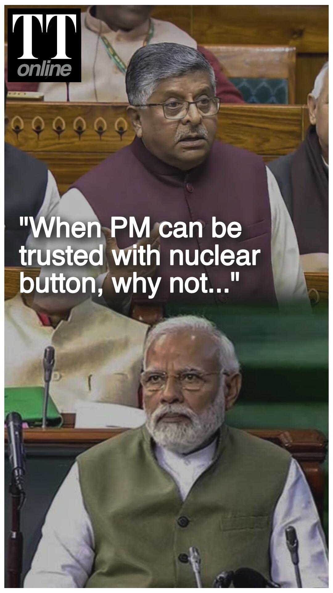 "If PM Can be Trusted With Nuclear Button, Why Not in Appointing CEC: Ravi Shankar Prasad